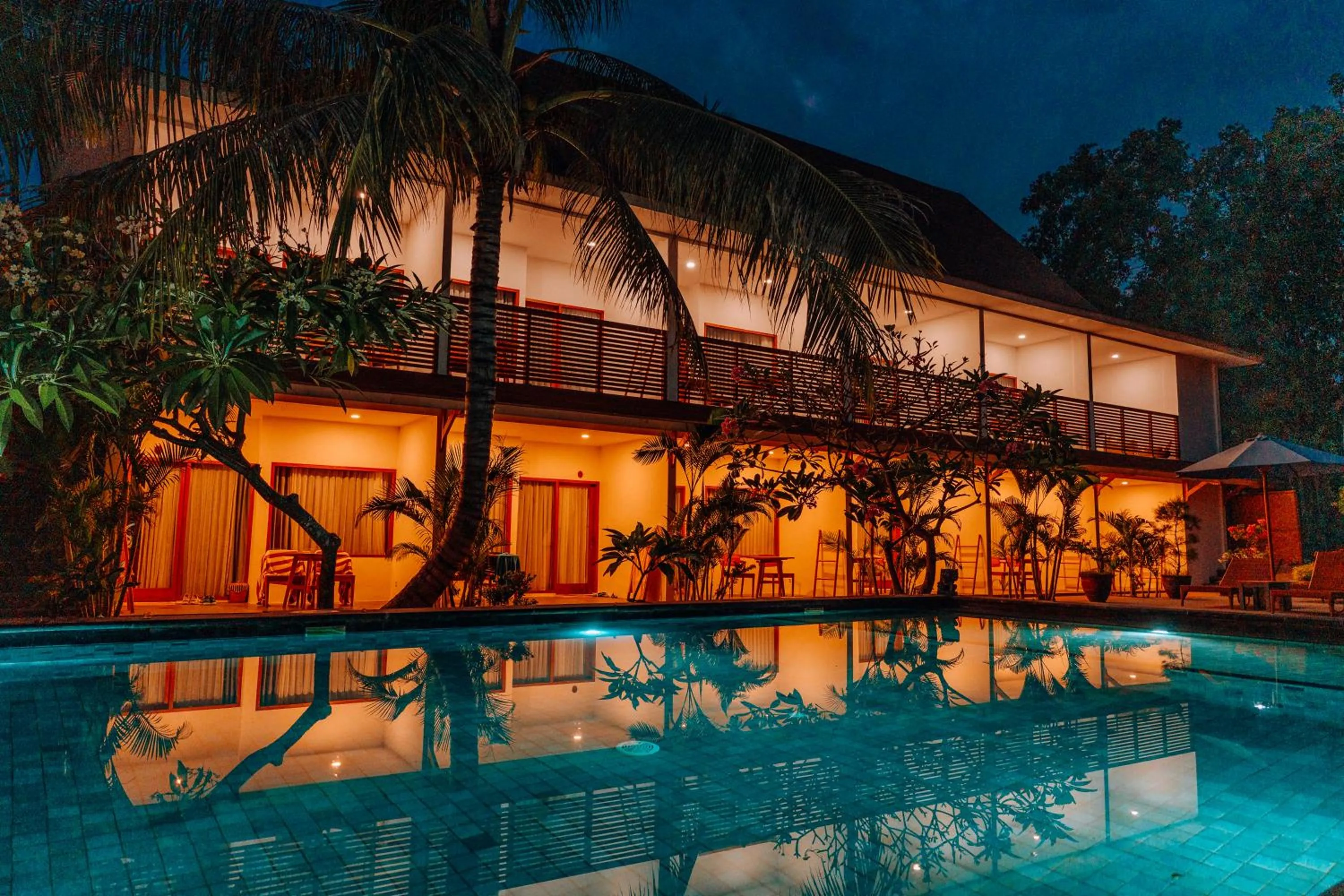 Night in Blue Marlin Dive Gili Air