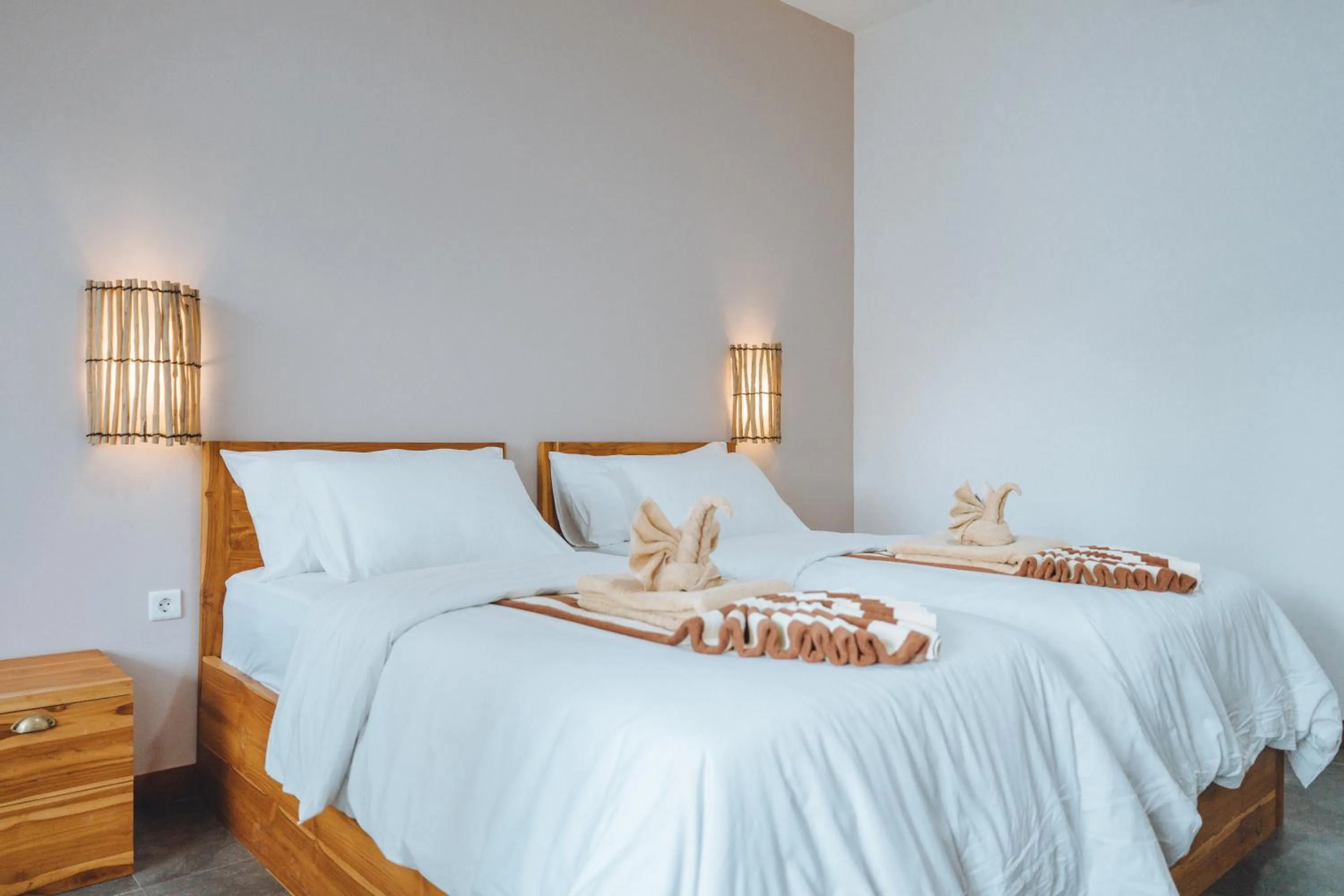 Bed in Blue Marlin Dive Gili Air