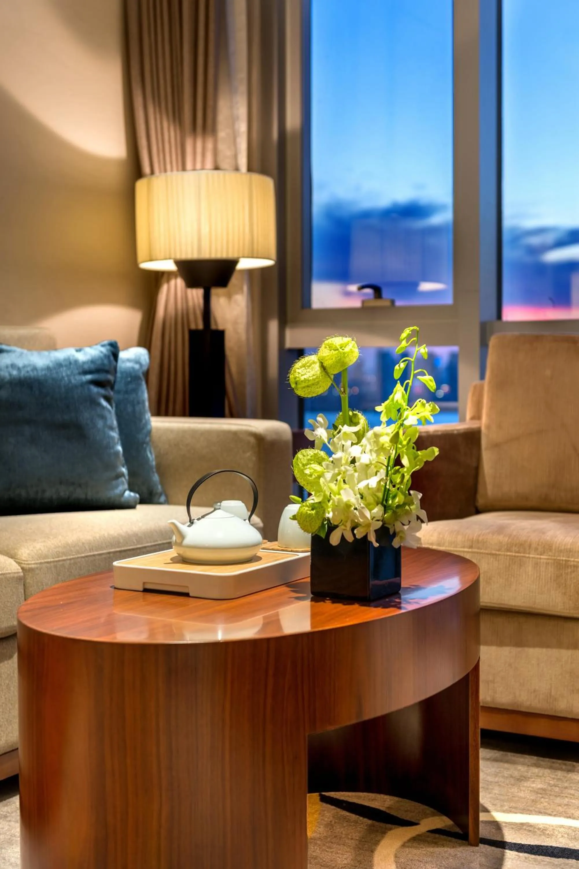 Living room in Oakwood Hotel & Residence Suzhou