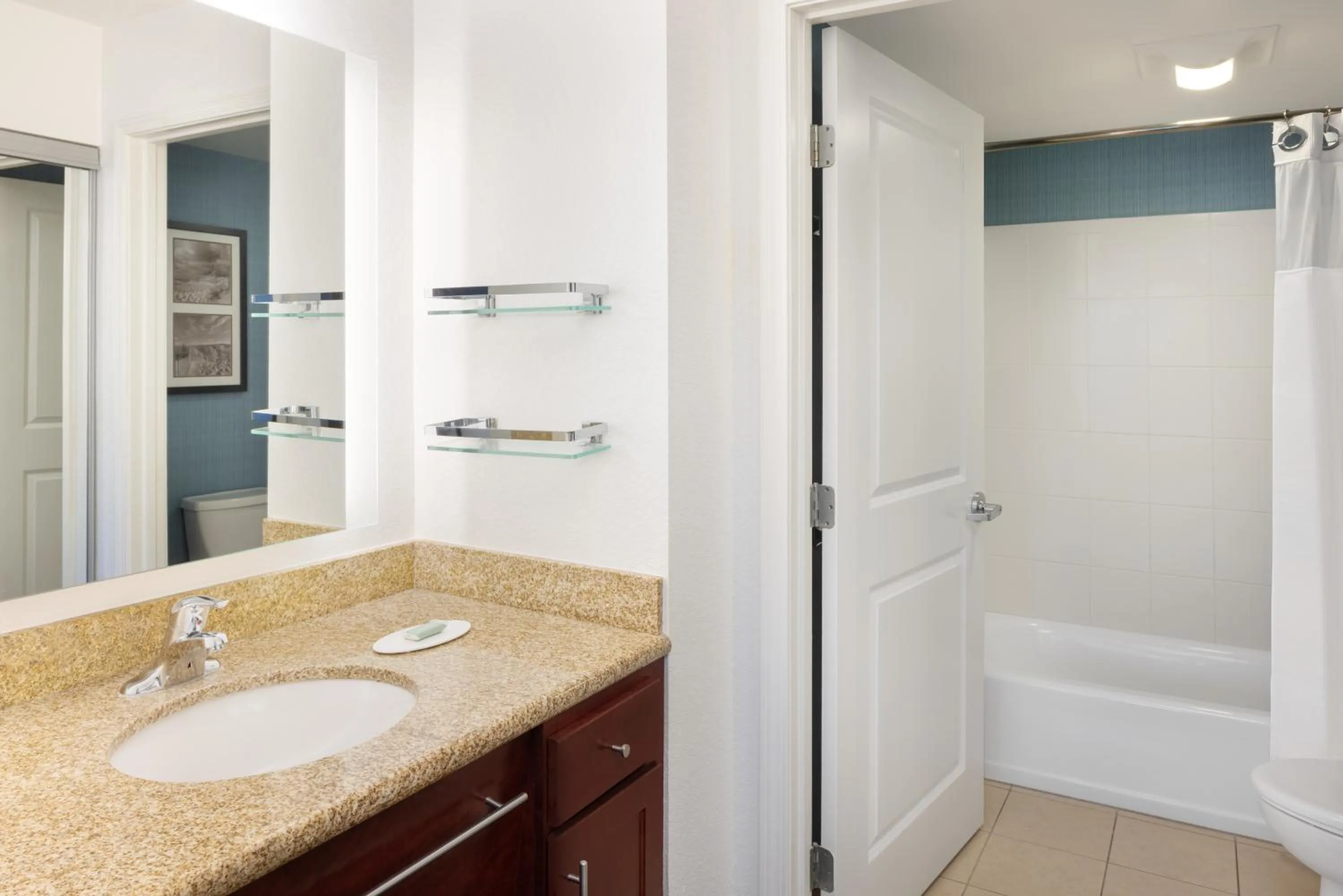 Bathroom in Residence Inn by Marriott Amelia Island