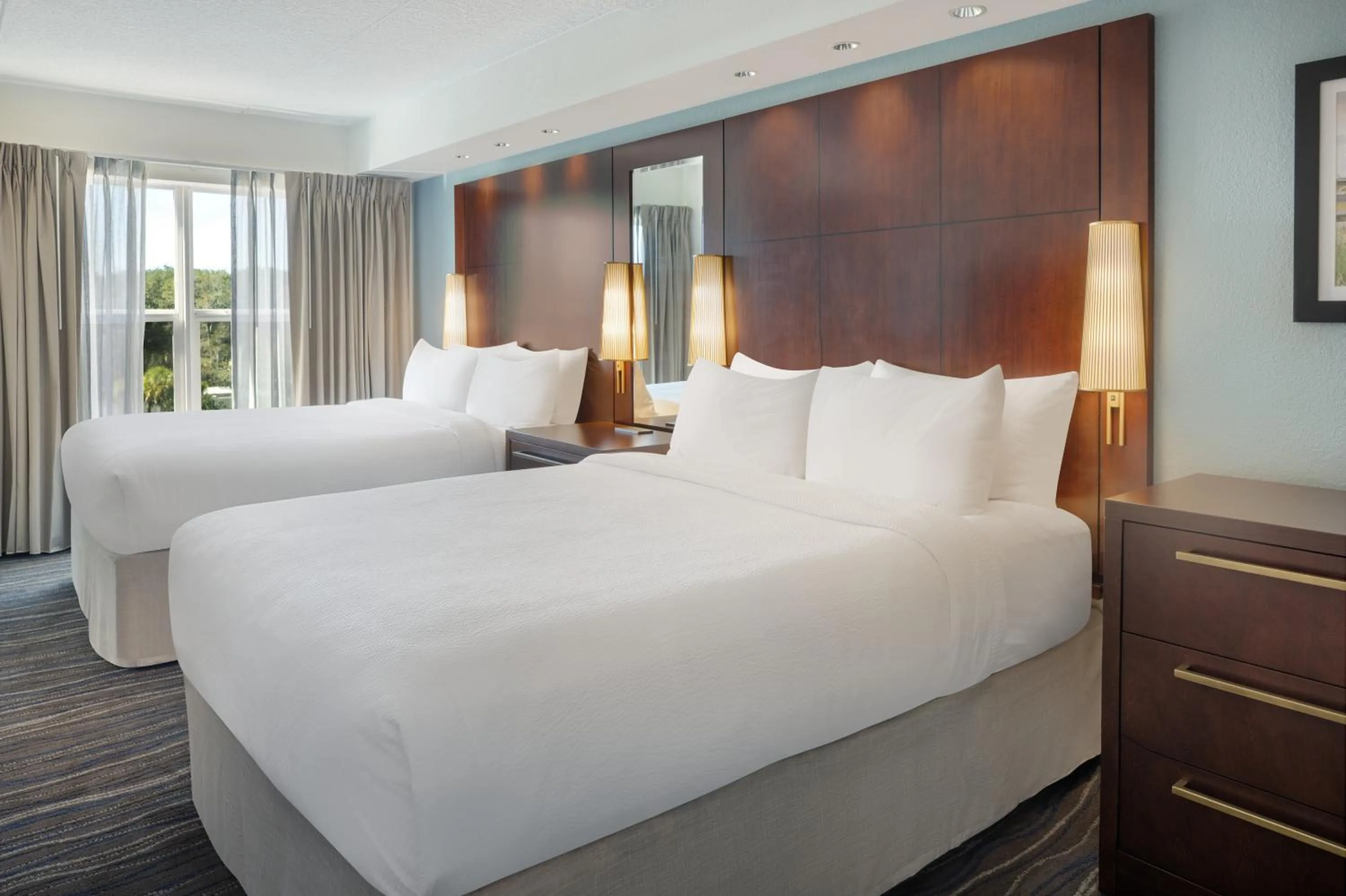 Bedroom, Bed in Residence Inn by Marriott Amelia Island