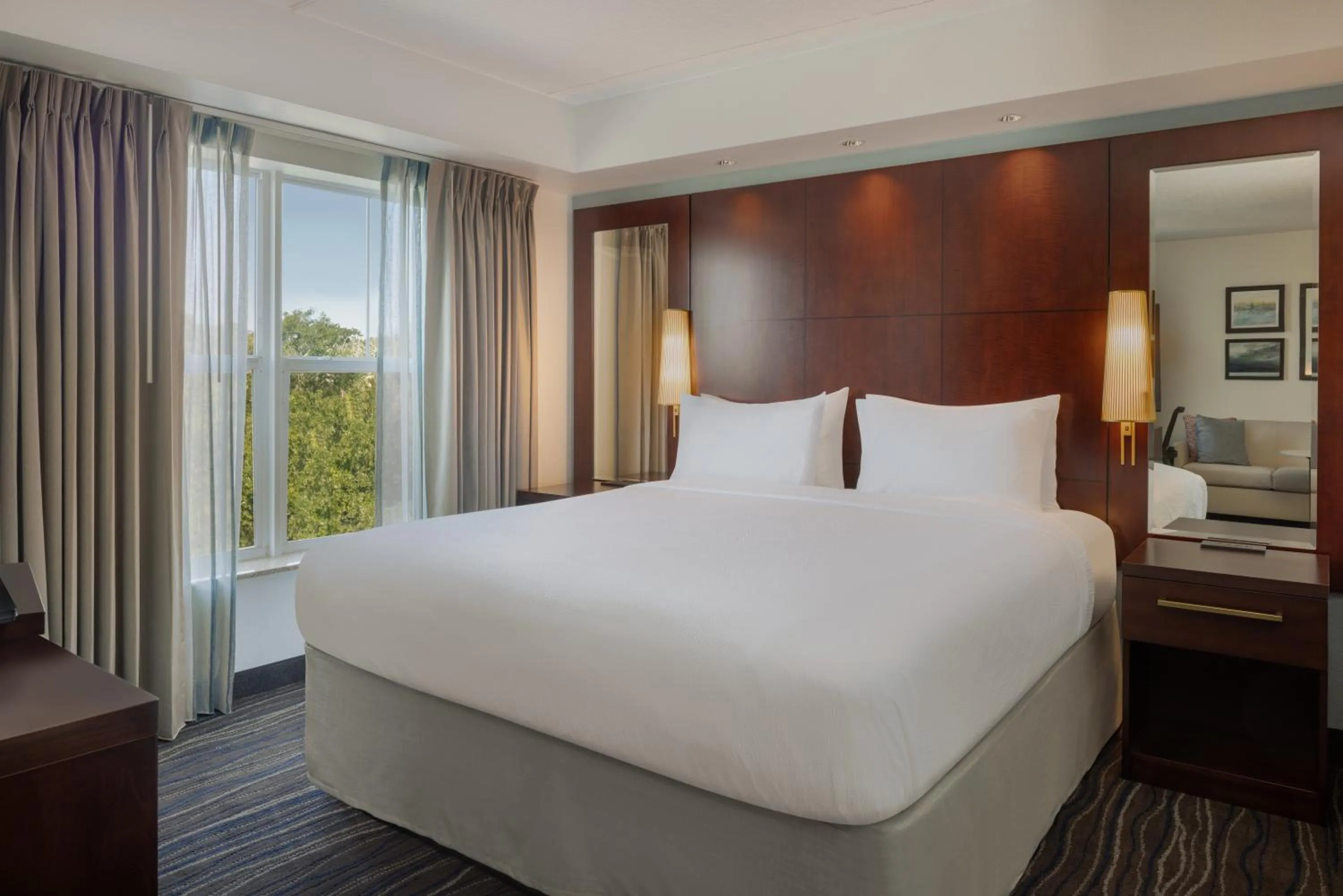 Bedroom, Bed in Residence Inn by Marriott Amelia Island