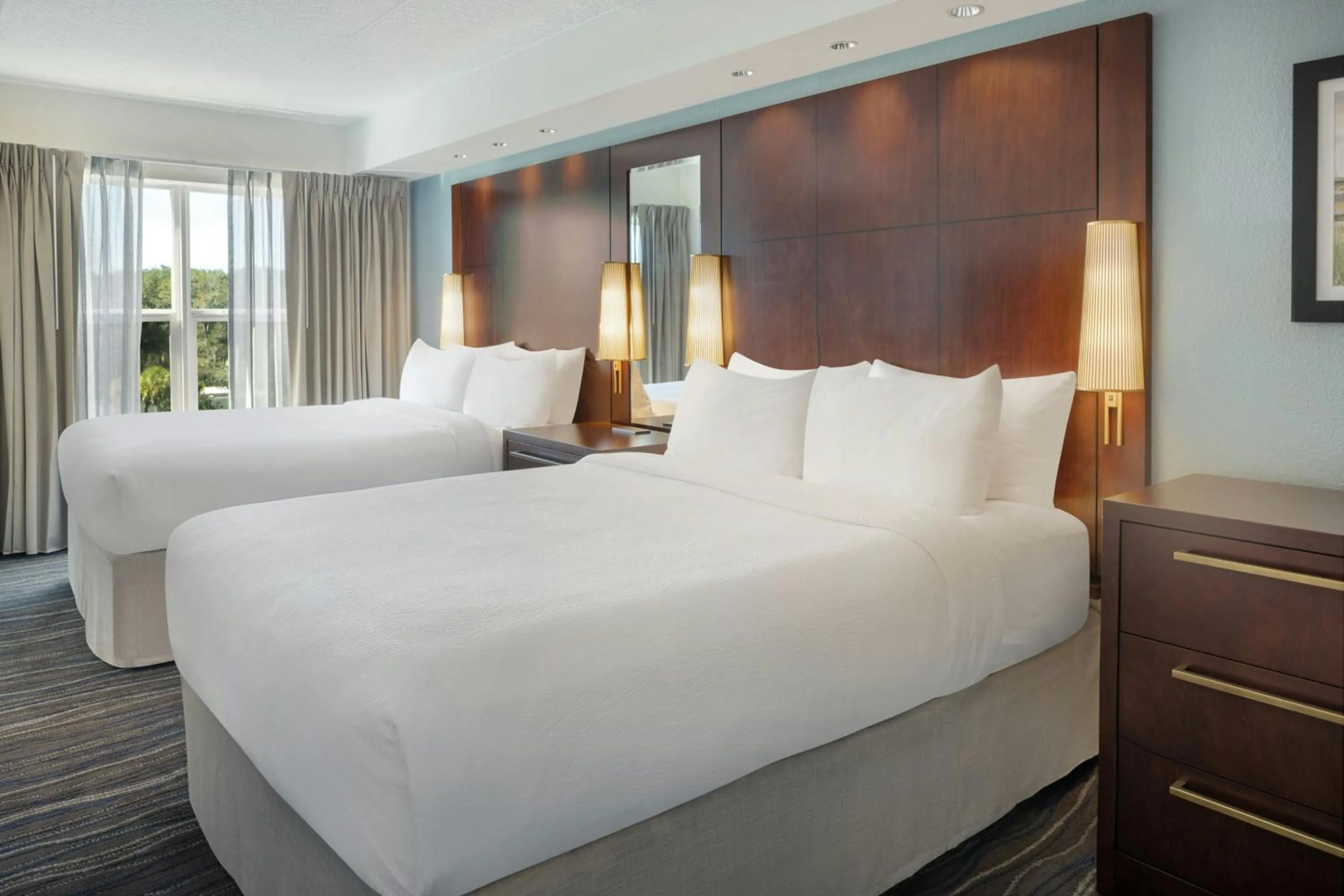 Bedroom, Bed in Residence Inn by Marriott Amelia Island