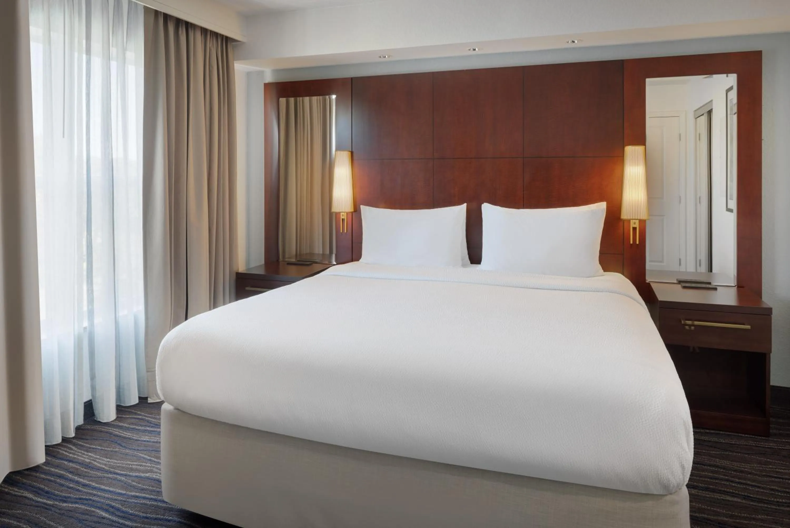 Bedroom, Bed in Residence Inn by Marriott Amelia Island