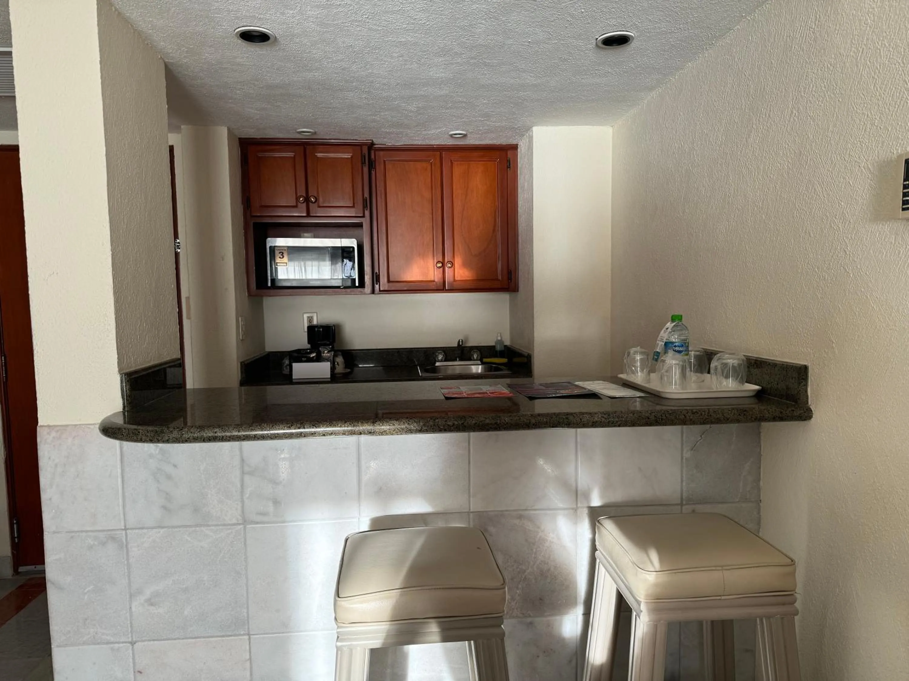 Dining area in The Palms Resort of Mazatlan