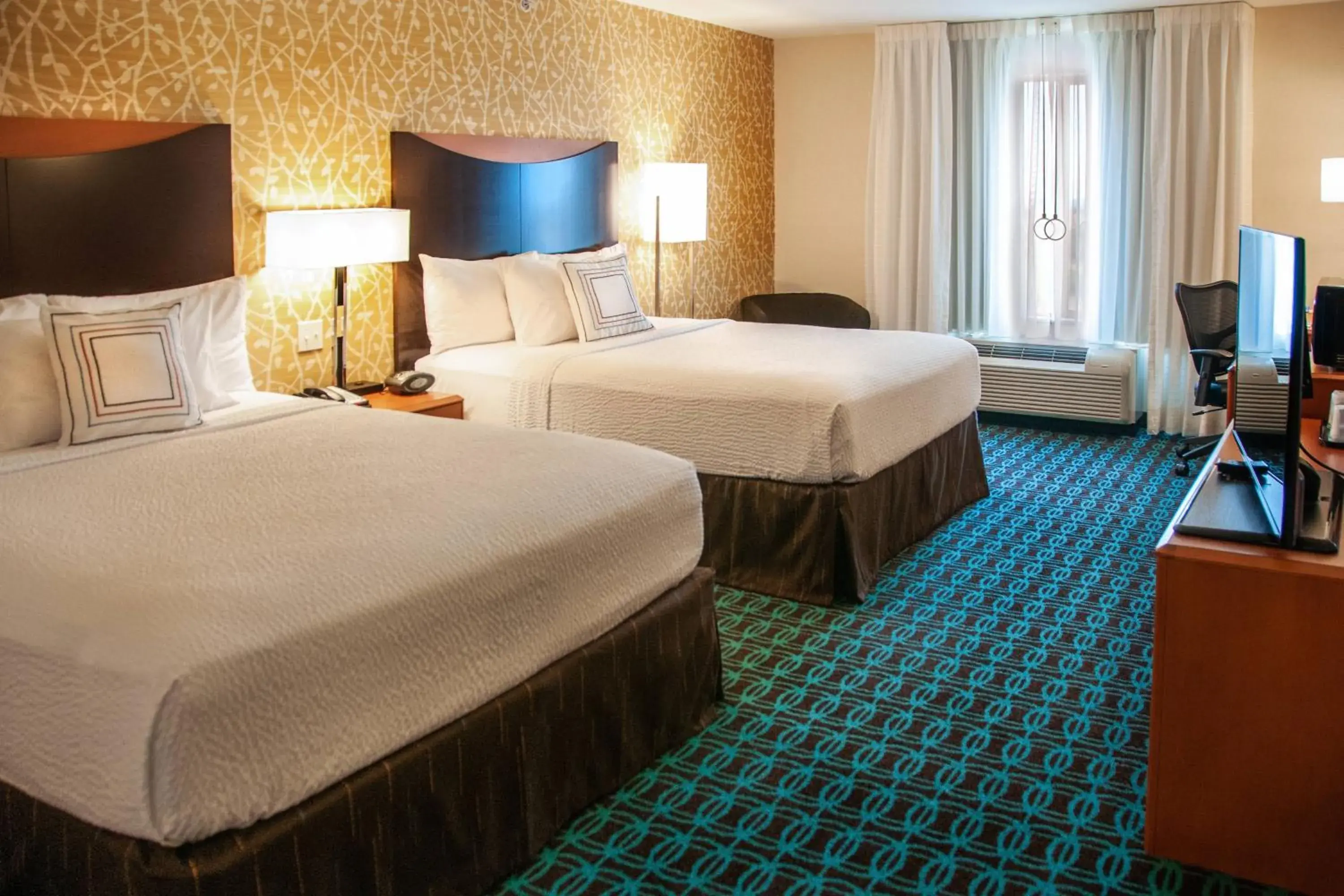 Queen Room with Two Queen Beds in Fairfield Inn and Suites by Marriott Colorado Springs North Air Force Academy Queen Room with Two Queen Beds in Fairfield Inn and Suites by Marriott Colorado Springs North Air Force Academy