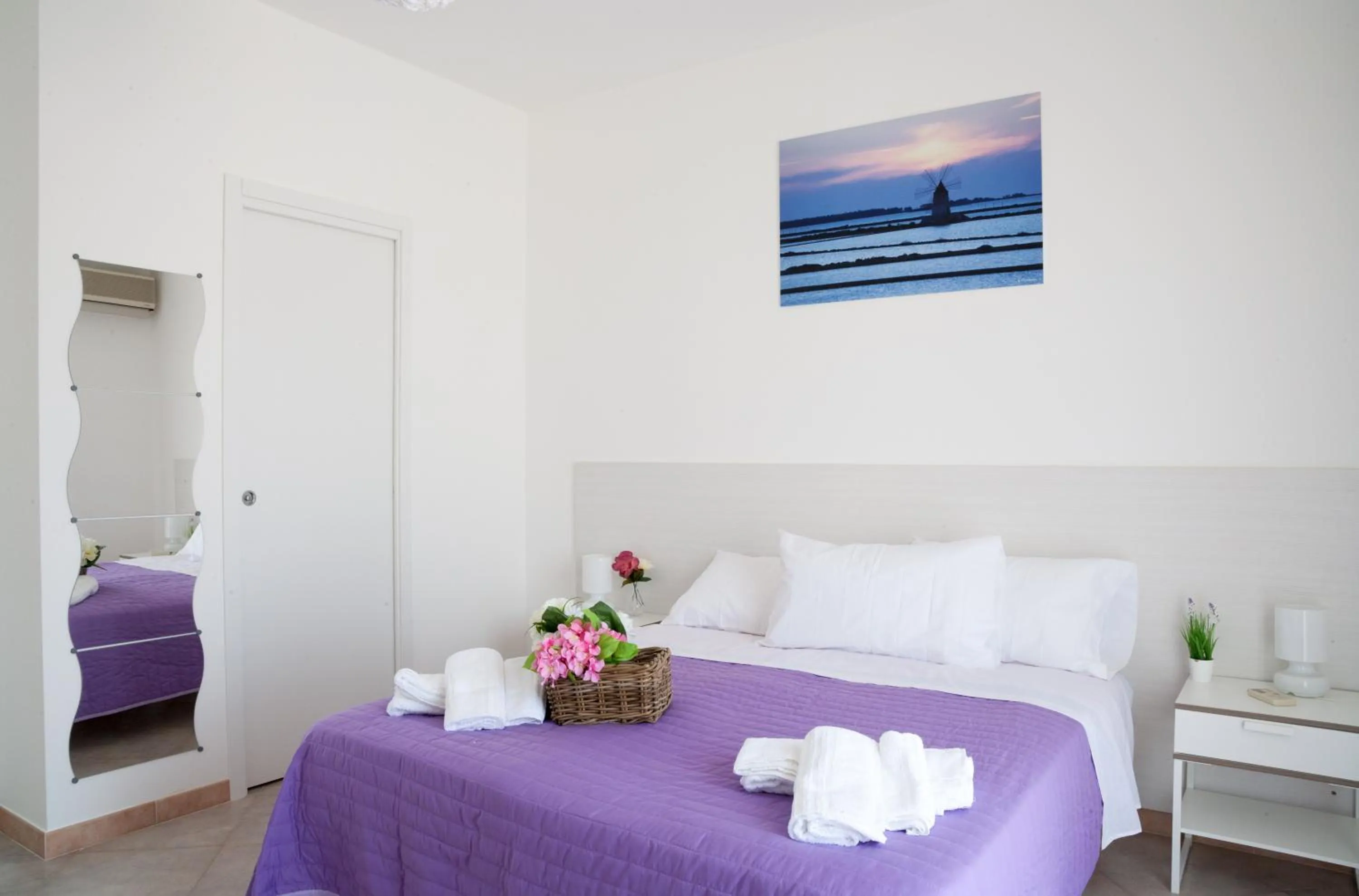 Bed in Sui tetti b&b