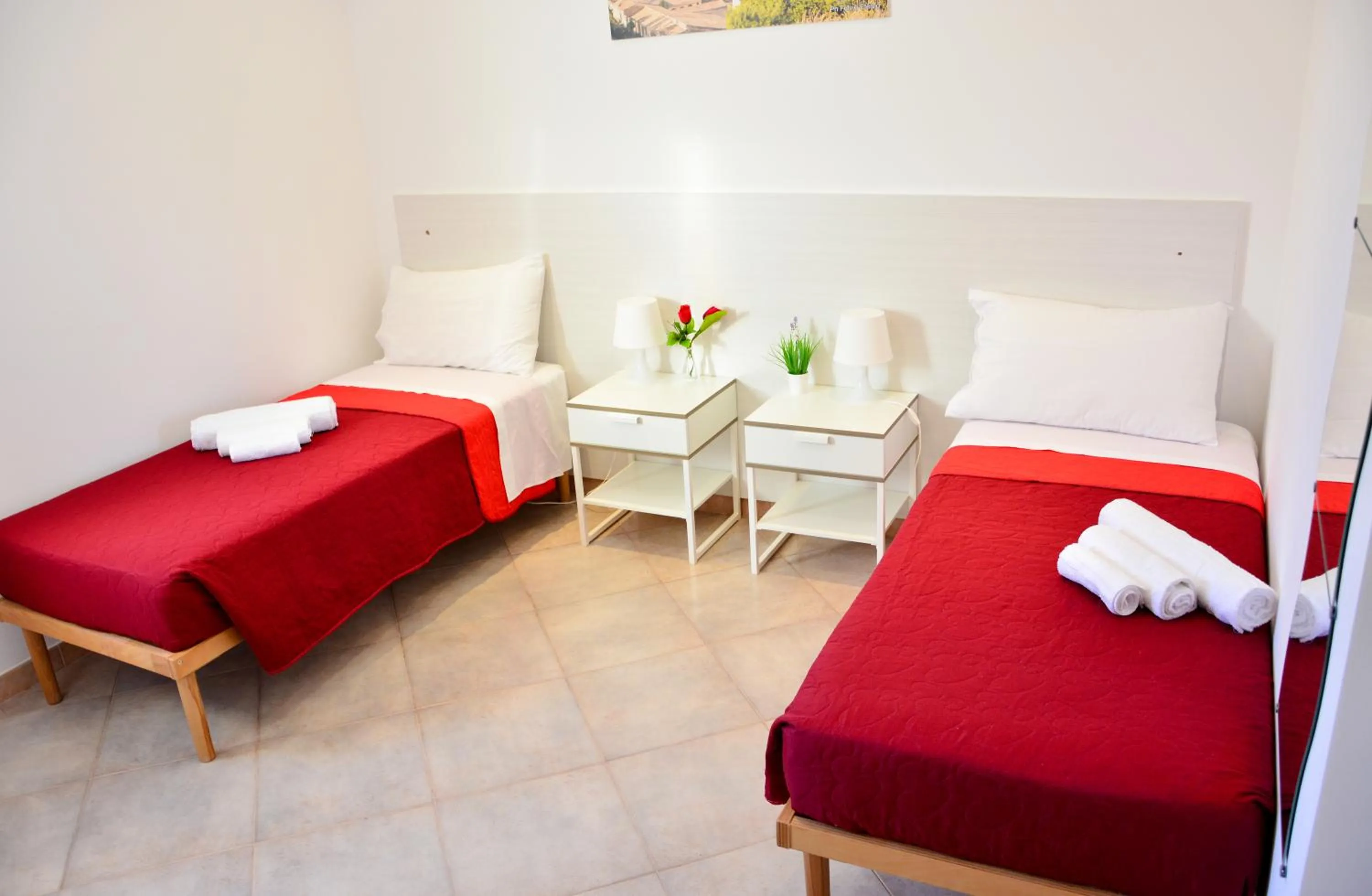 Bed in Sui tetti b&b