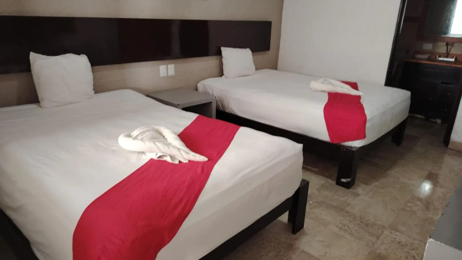 Bed in Hotel Maya Turquesa