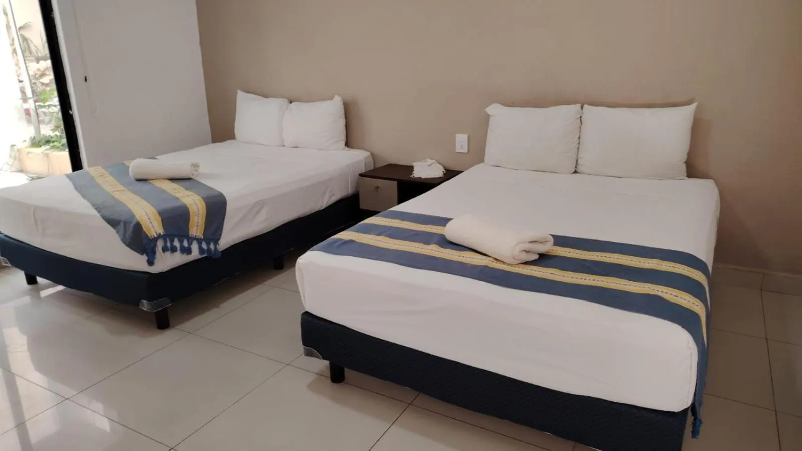 Bed in Hotel Maya Turquesa