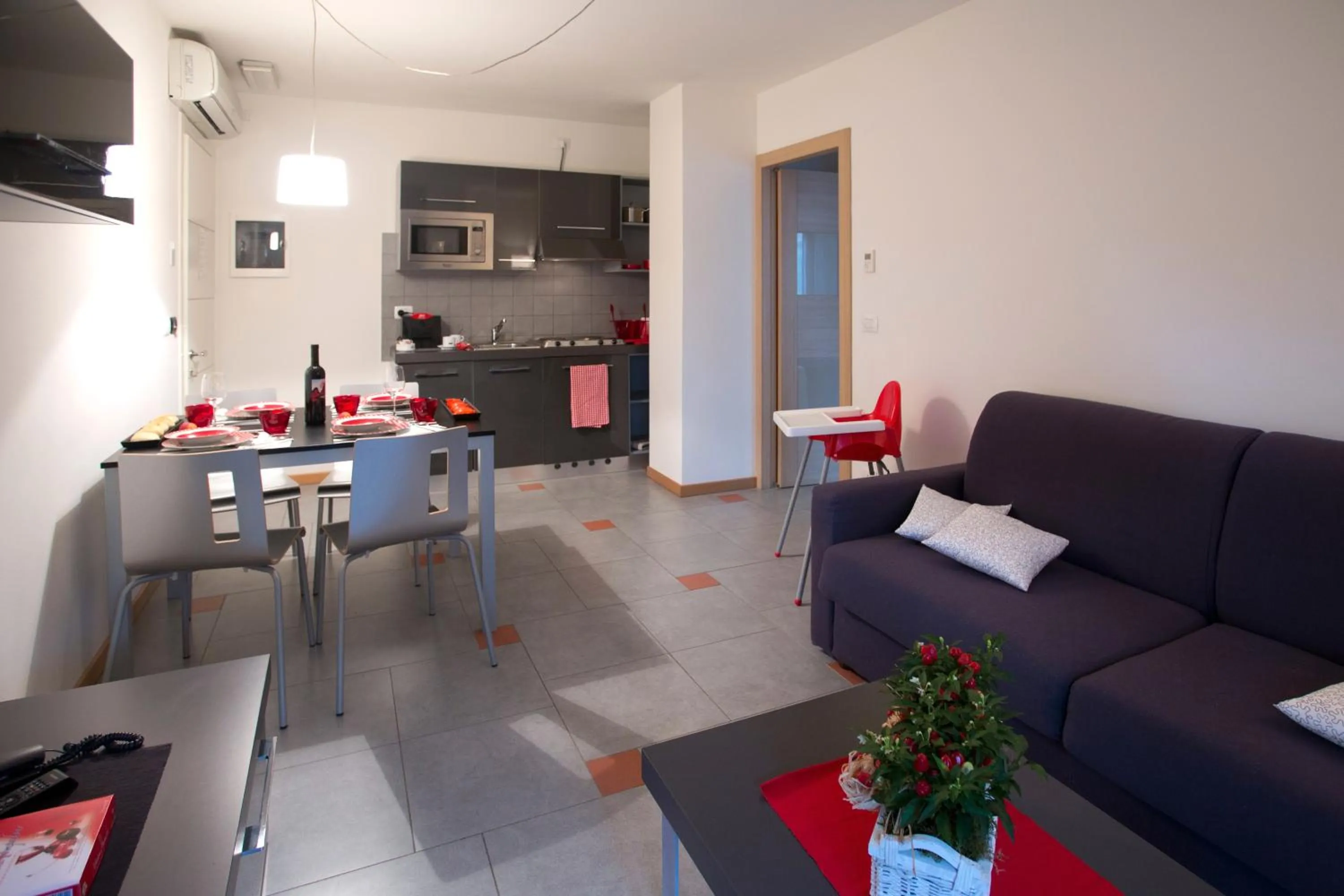 Kitchen or kitchenette in Lacroma Aparthotel