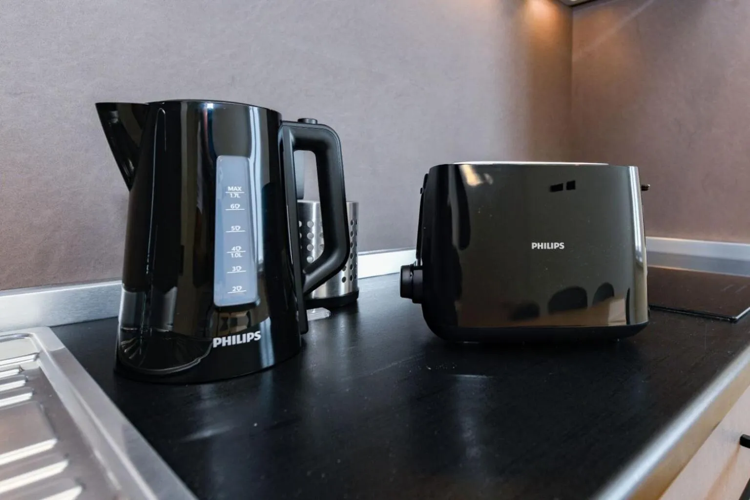 Kitchen or kitchenette in Best Western Hotel Arya