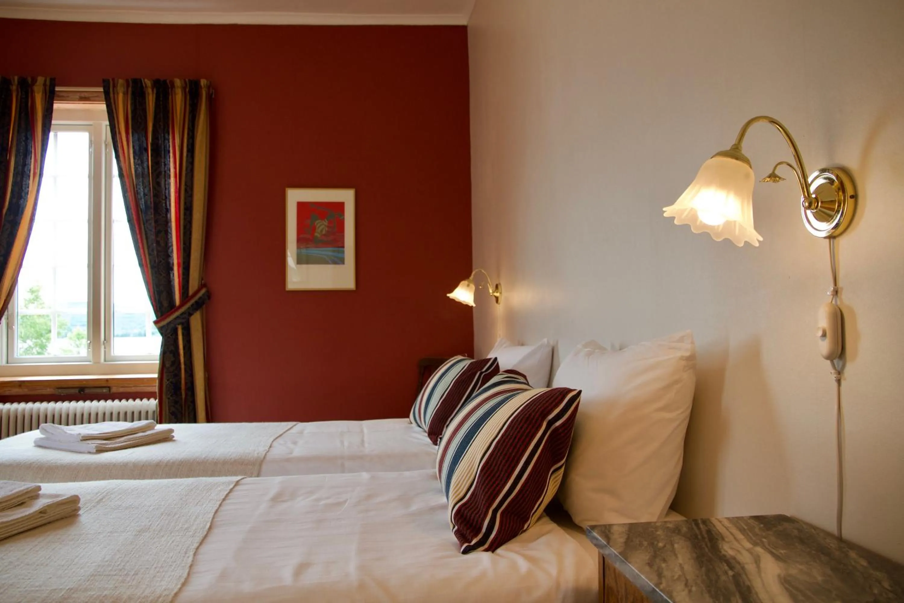 Decorative detail, Bed in THE LODGE Torsby