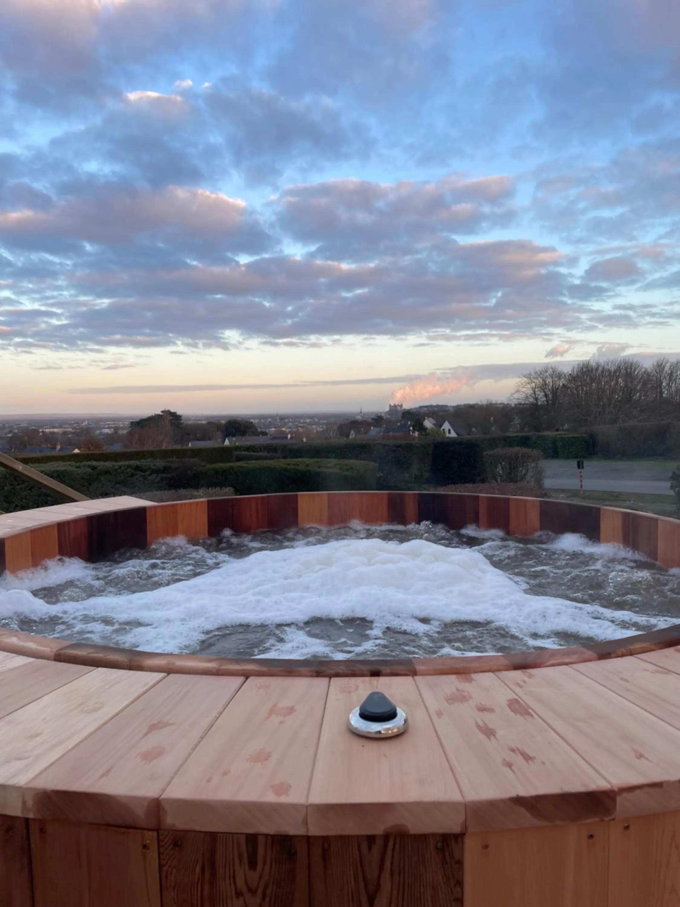 Hot Tub in Les Terrasses de Saumur - Hôtel & Appartements - Restaurant & Spa (Logis)
