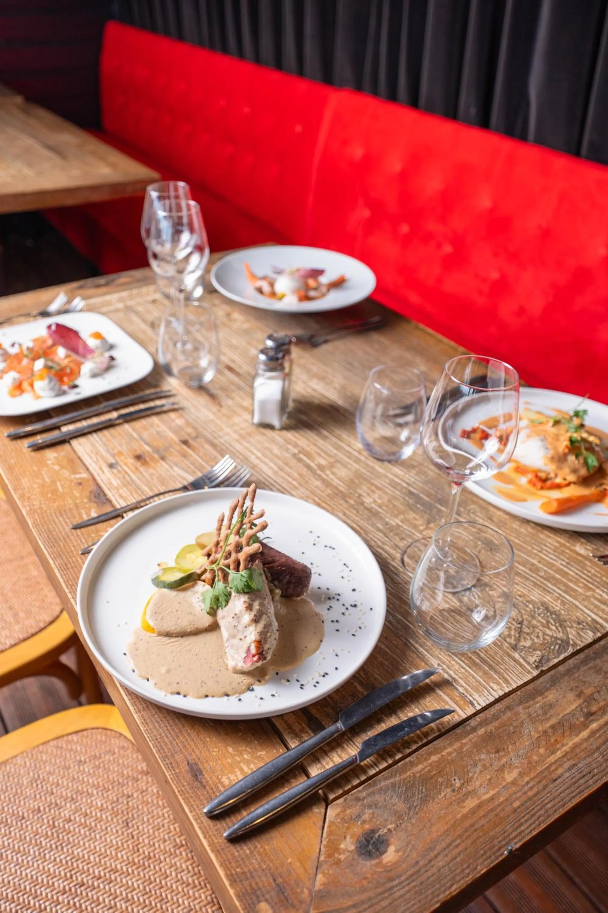 Lunch in Les Terrasses de Saumur - Hôtel & Appartements - Restaurant & Spa (Logis)