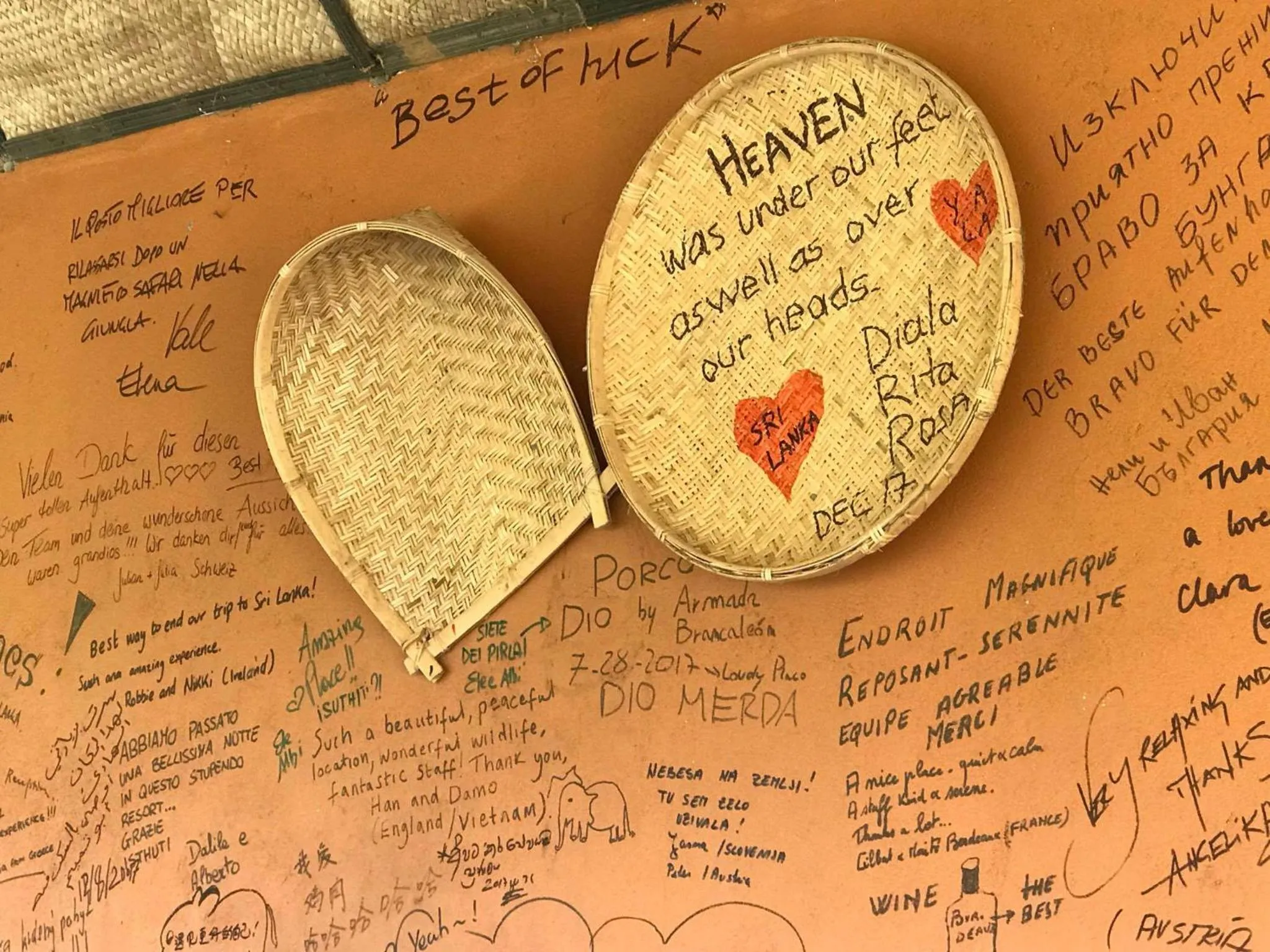 Dining area in Yala Peace Cottages