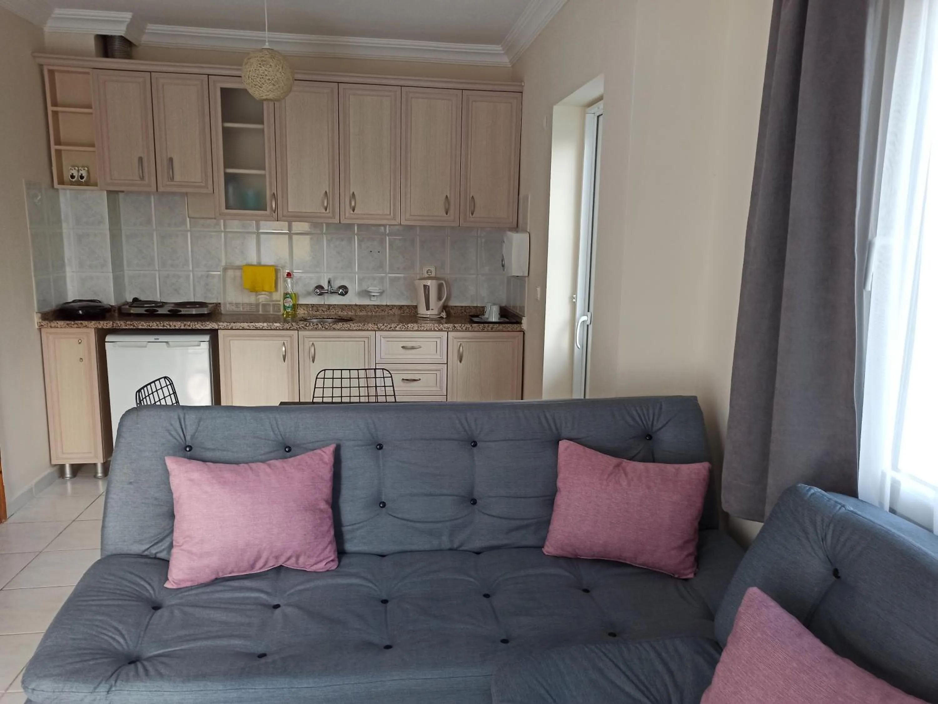 Kitchen or kitchenette in Işıl Suit Apart Otel