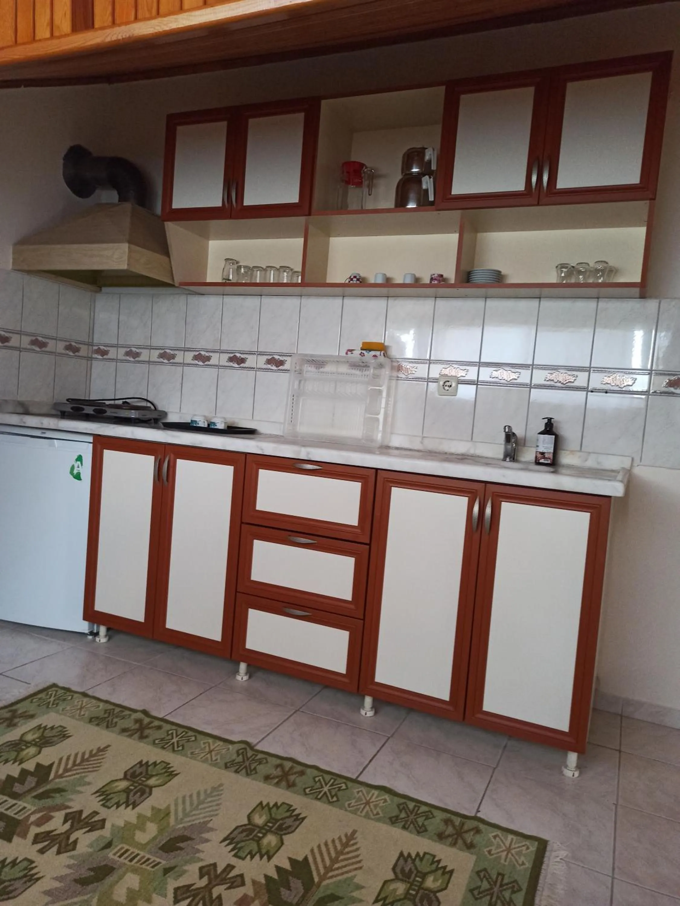 Kitchen or kitchenette in Işıl Suit Apart Otel