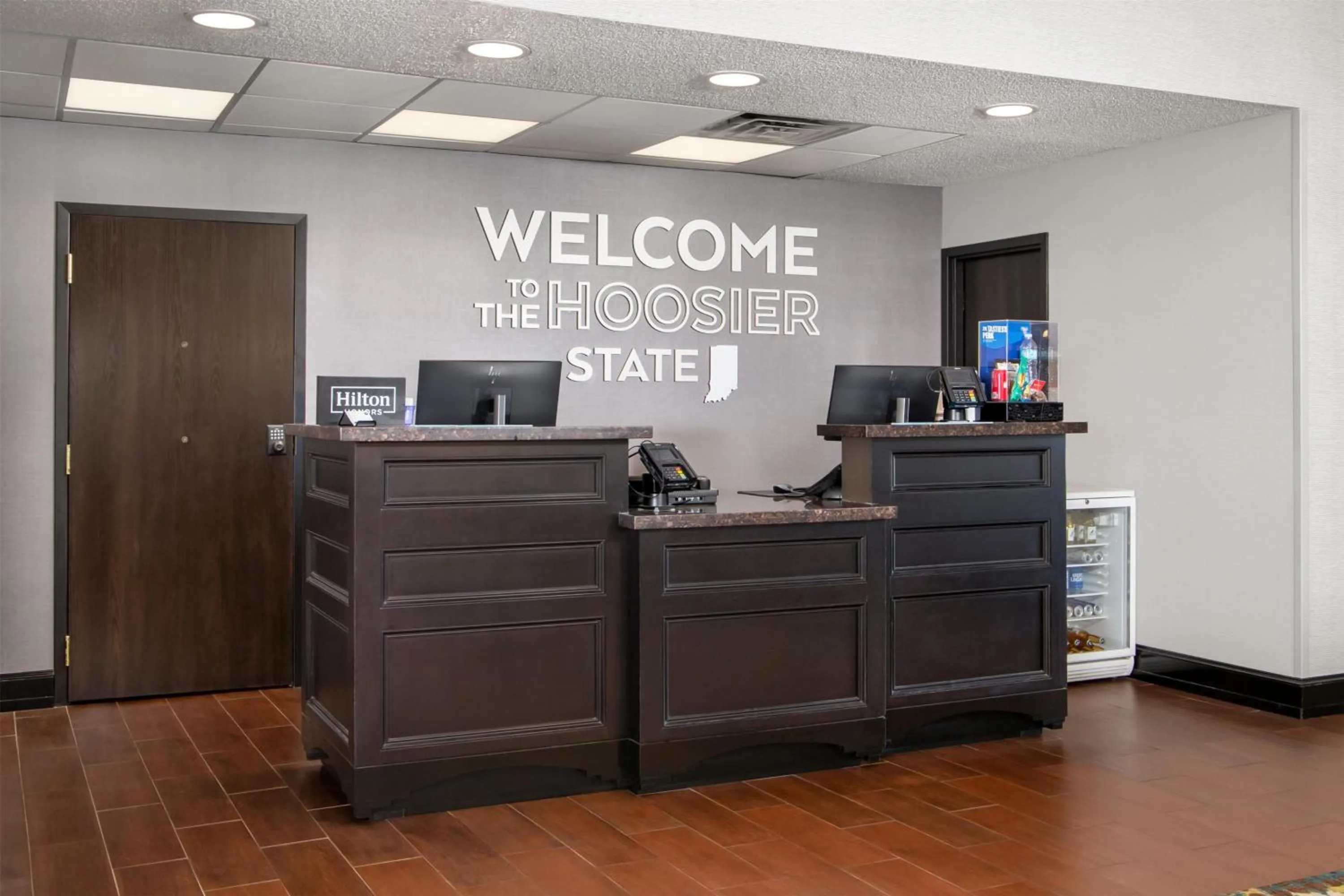 Lobby or reception in Hampton Inn Elkhart