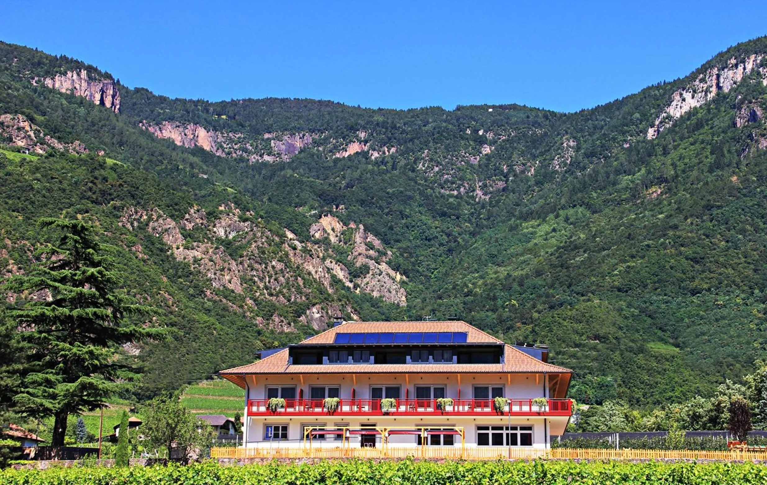 Facade/entrance in Residence Egger