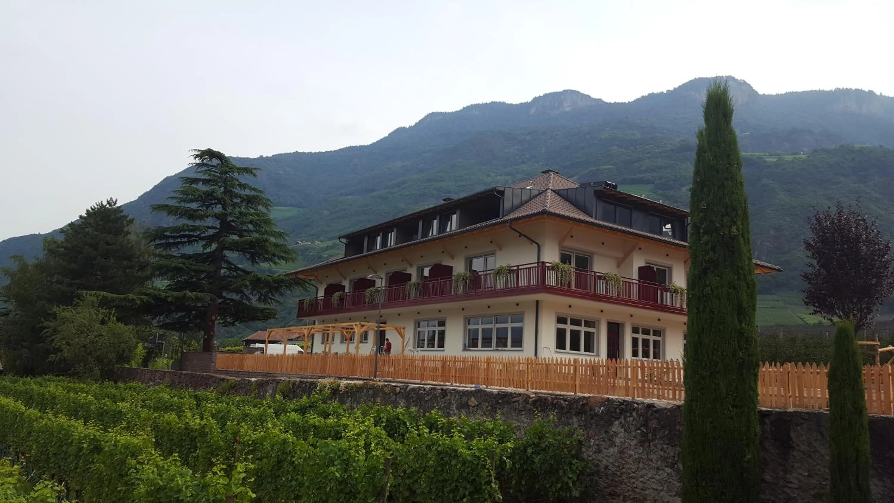 Facade/entrance in Residence Egger