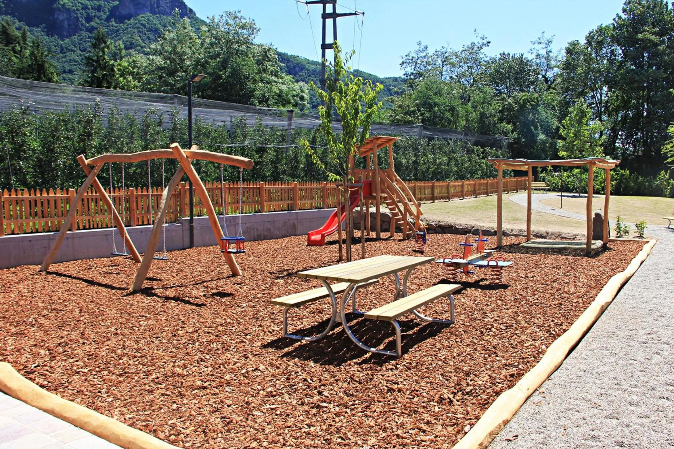 Children play ground in Residence Egger