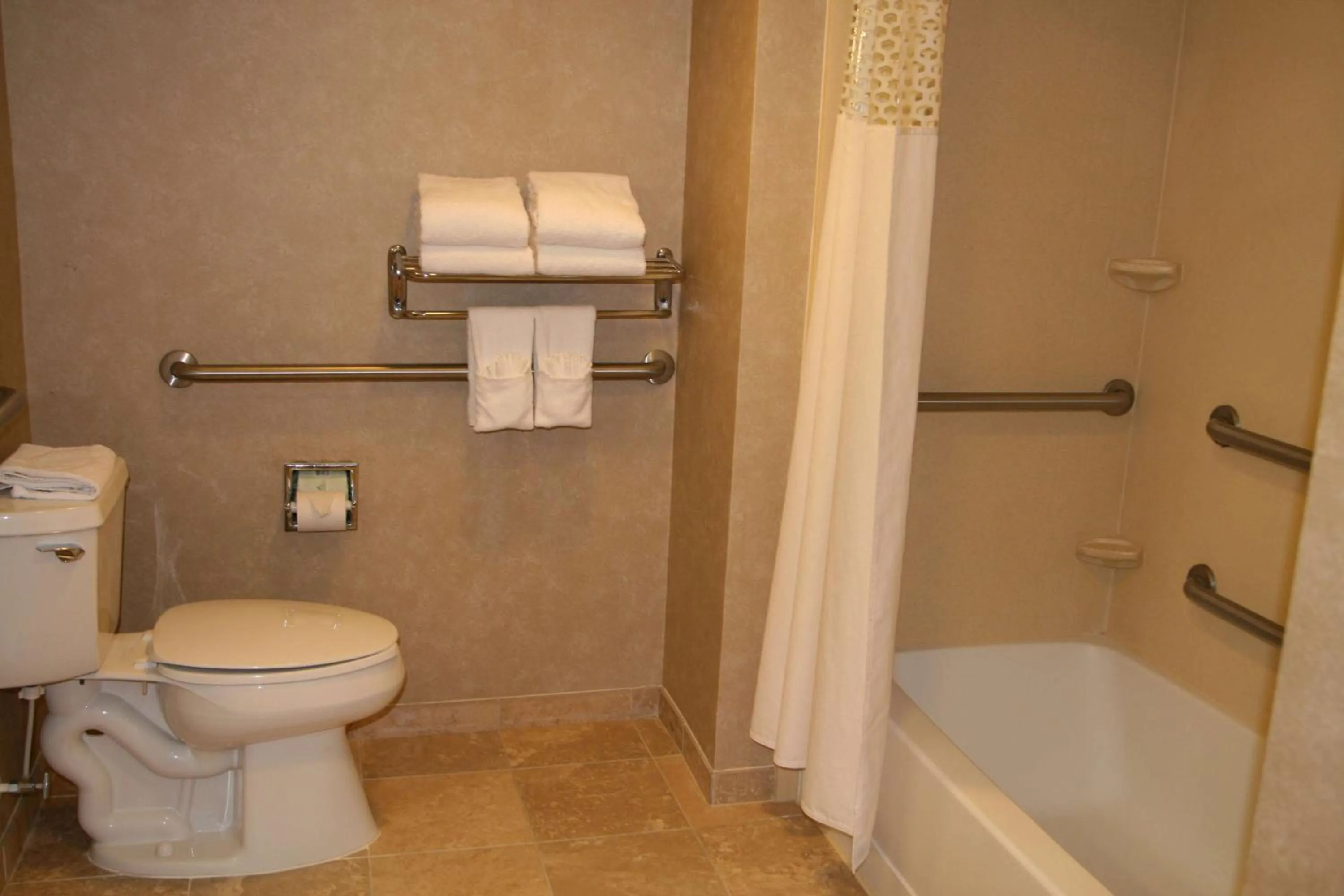 Bathroom in Hampton Inn Emporia