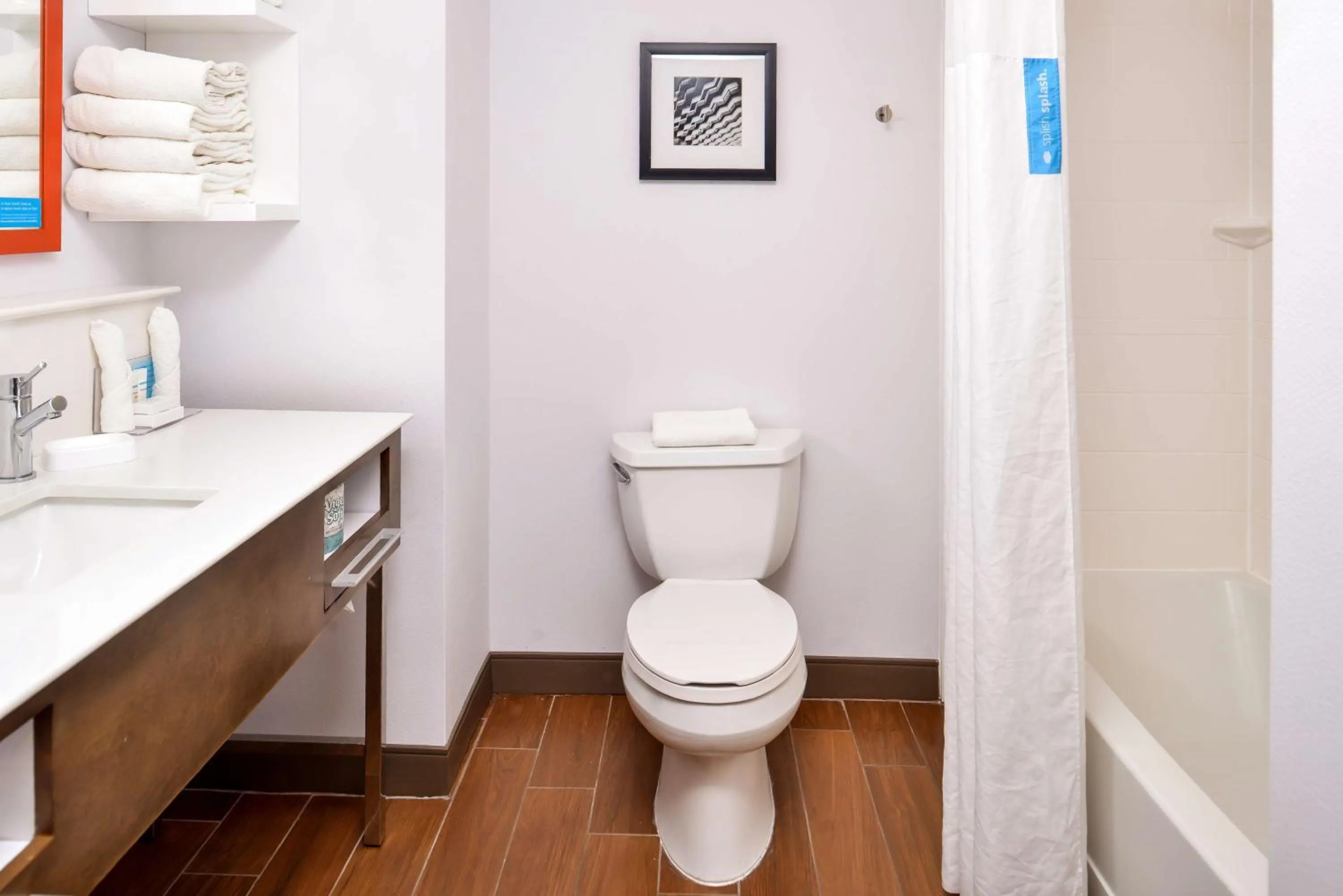 Bathroom in Hampton Inn Emporia