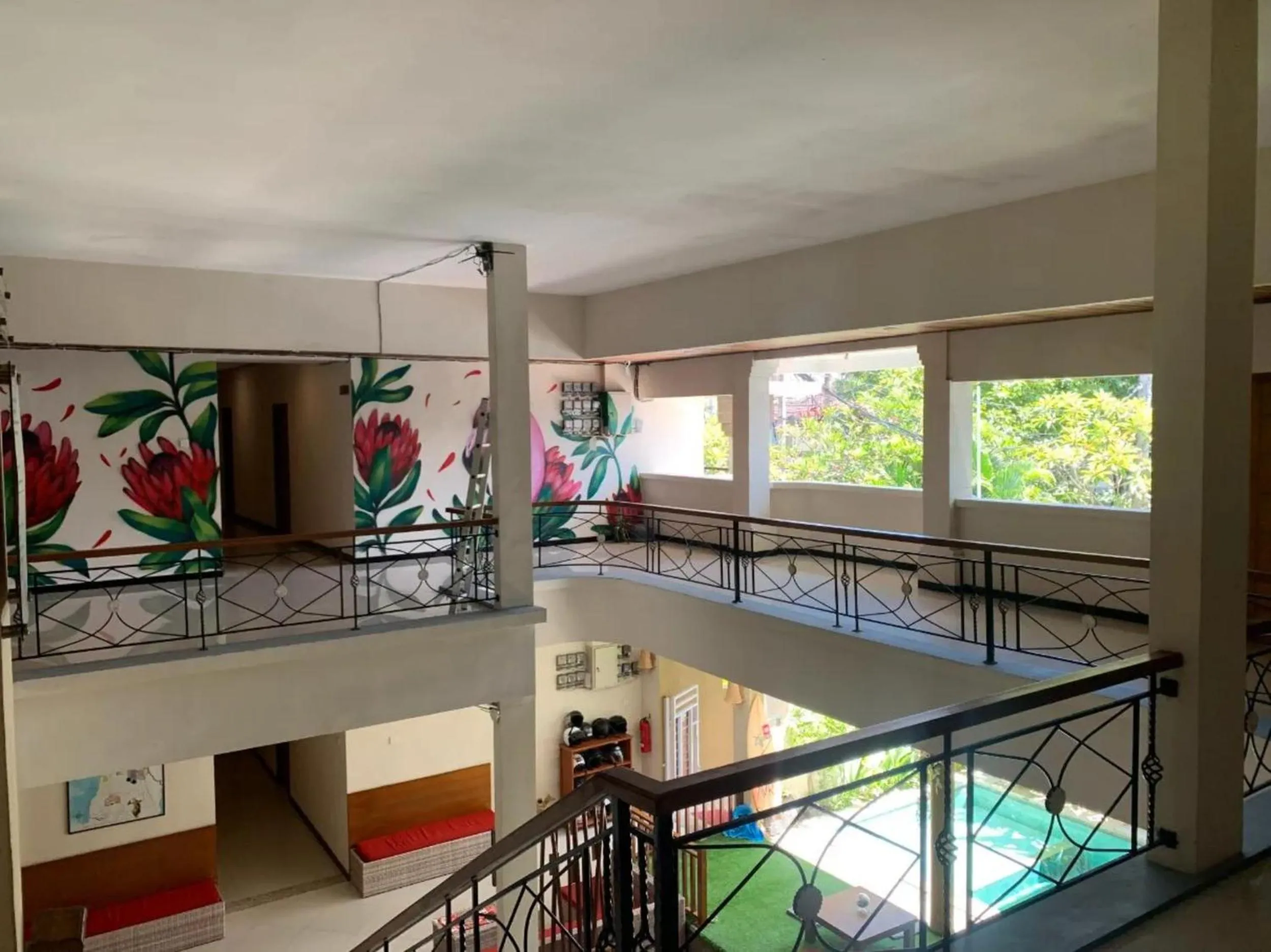 Living room in Kuta Suci Guesthouse