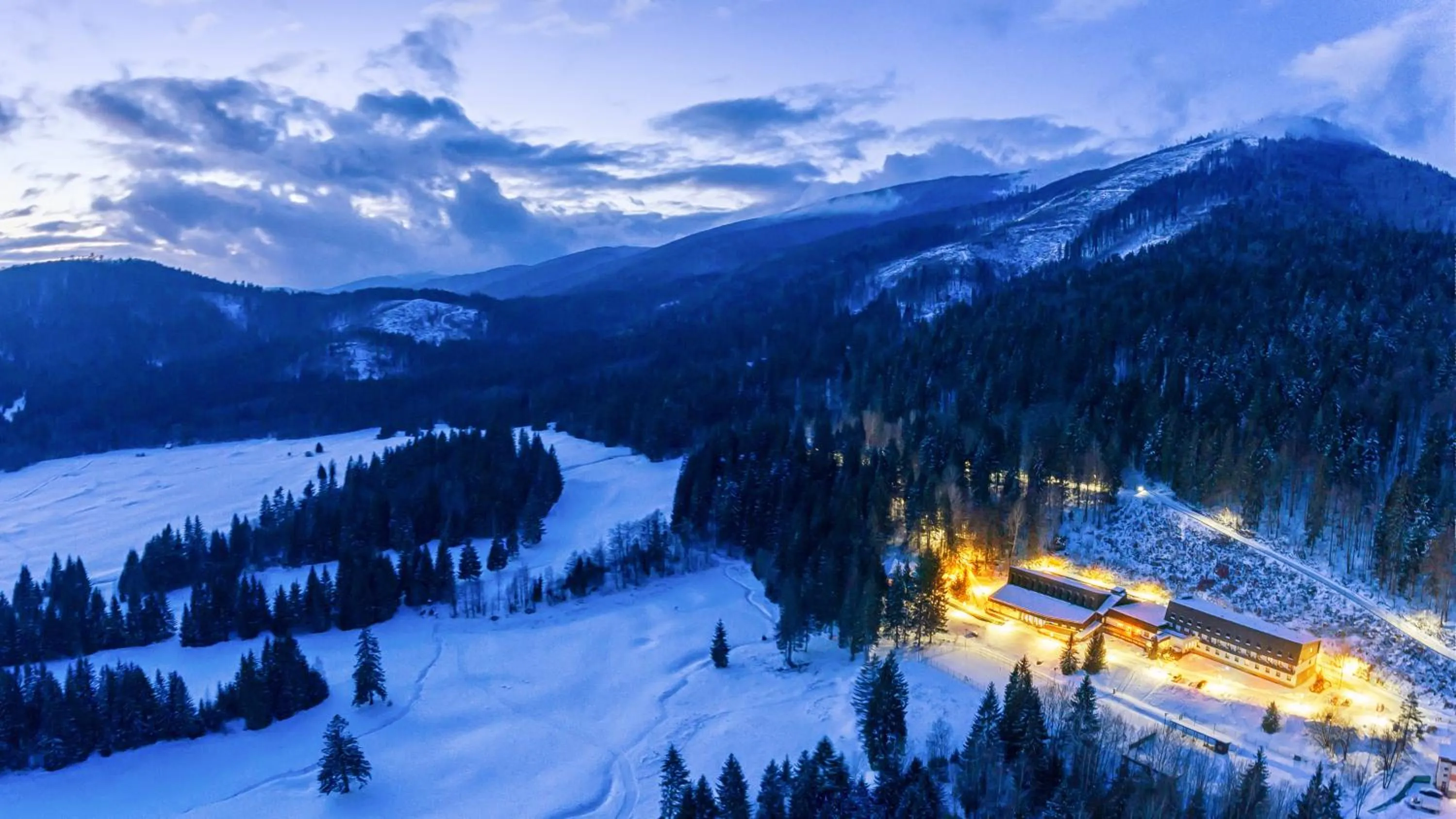 Winter in Hotel Stupka