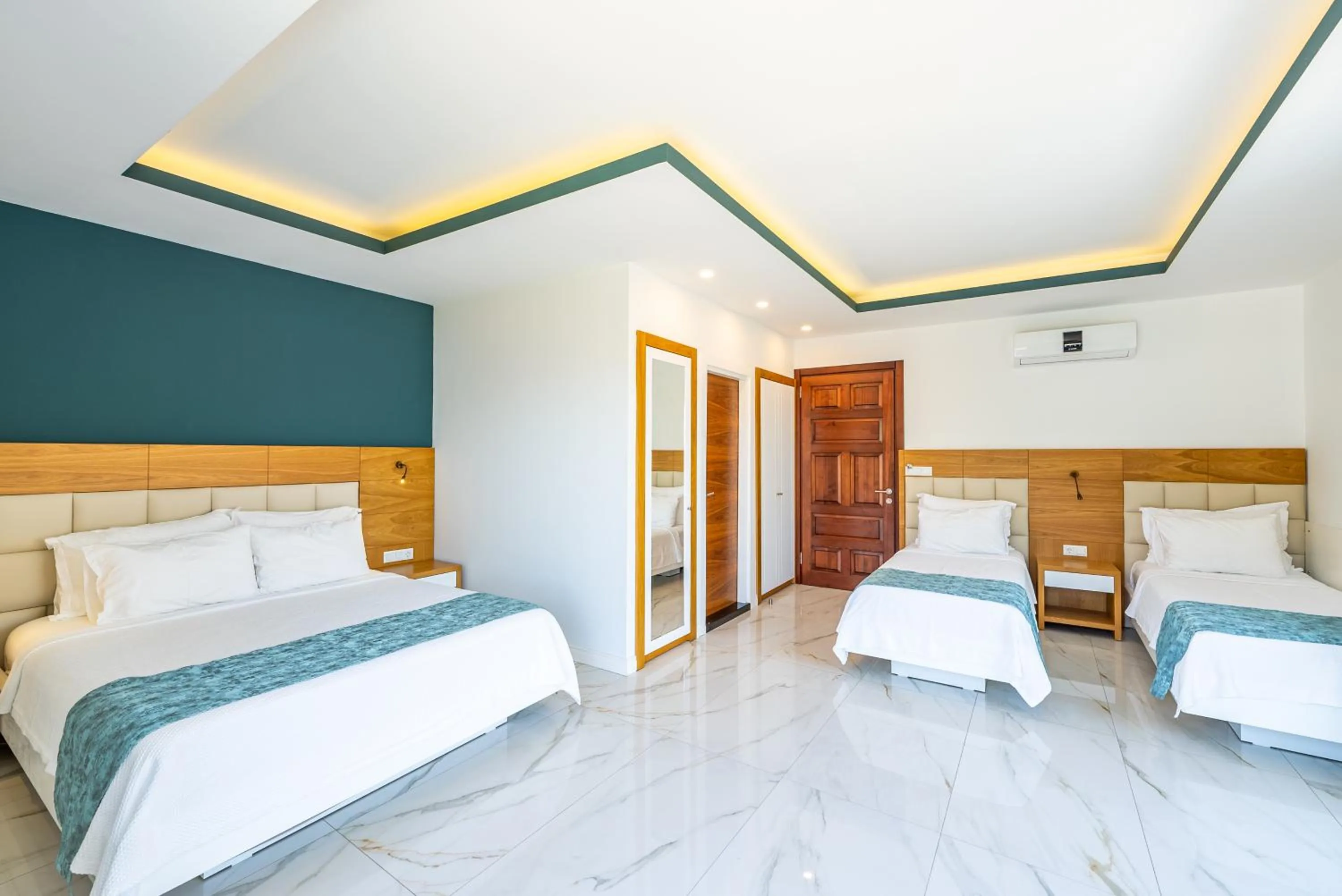 Photo of the whole room, Bed in Blanca Beach Hotel