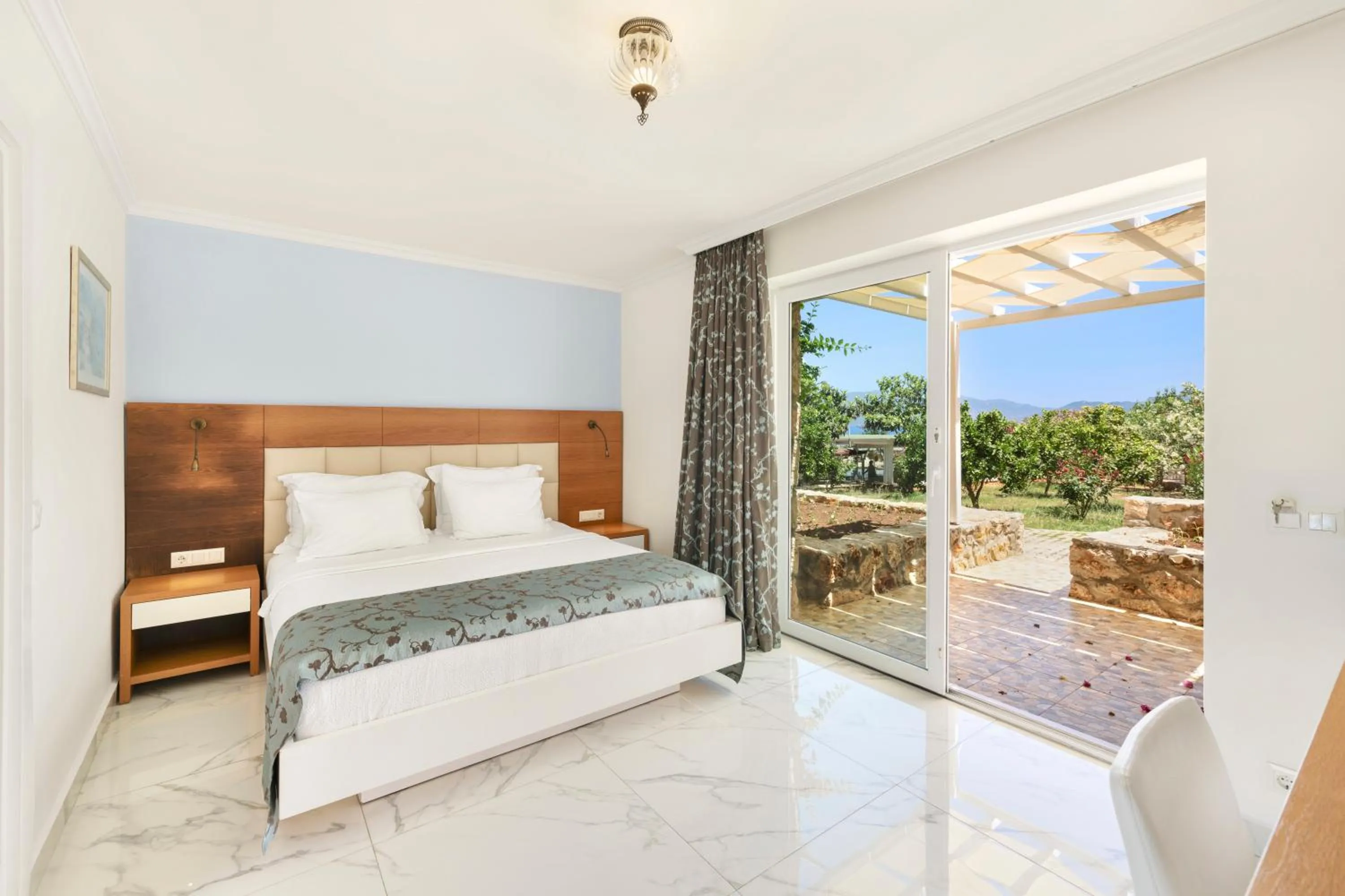 View (from property/room), Bed in Blanca Beach Hotel