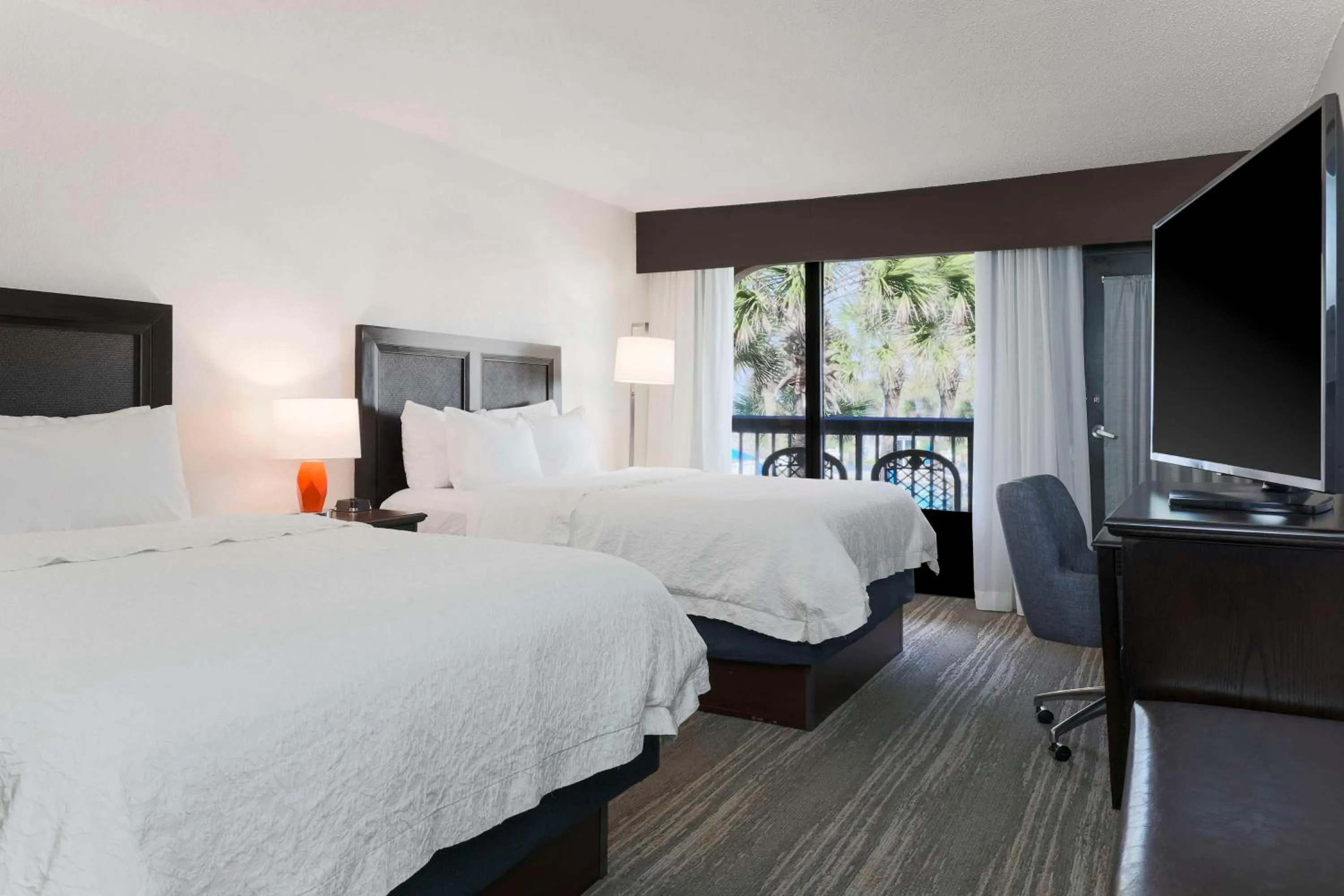 TV and multimedia, Bed in Hampton Inn Fort Walton Beach