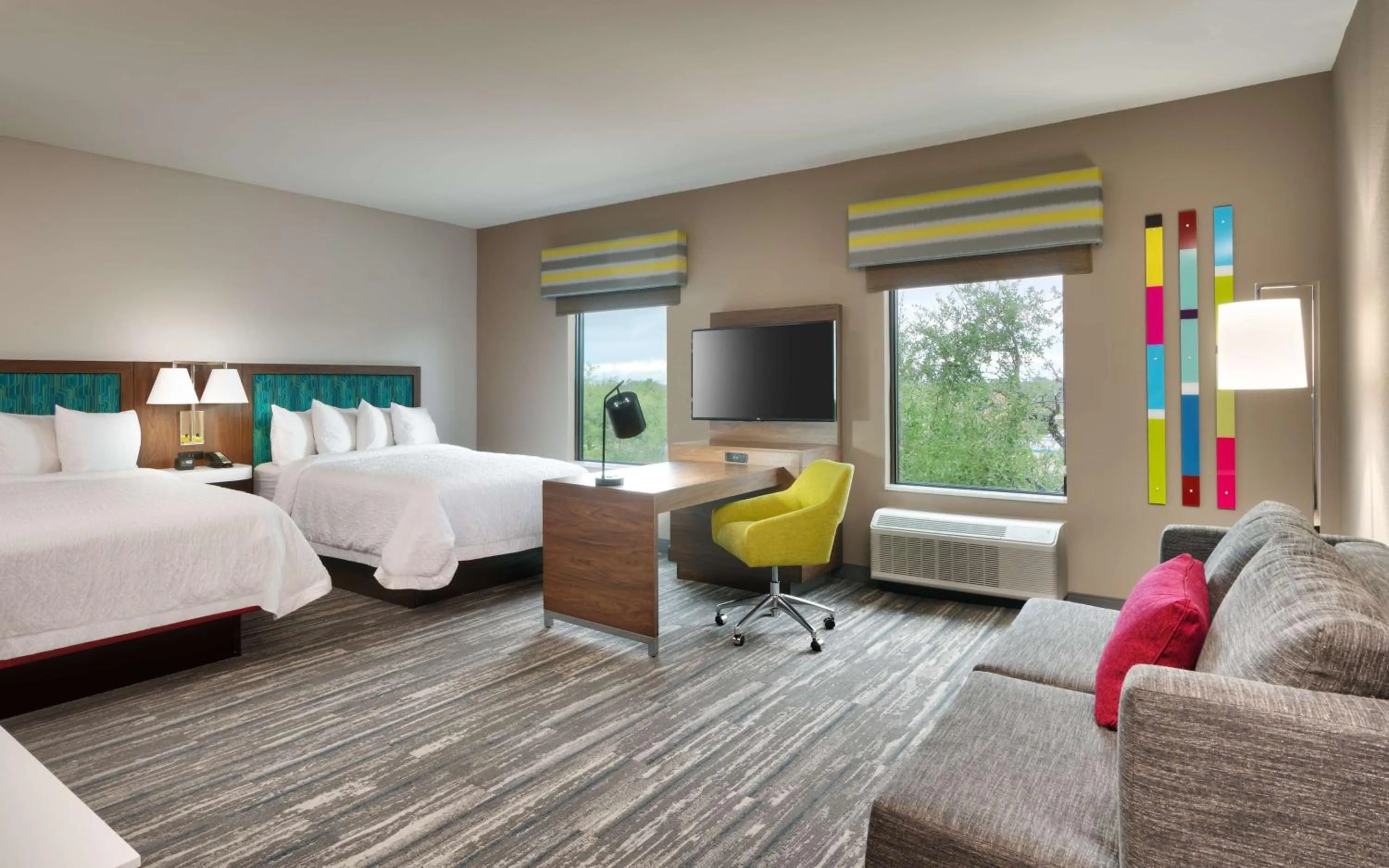 Bedroom, Bed in Hampton Inn & Suites Rockport-Fulton