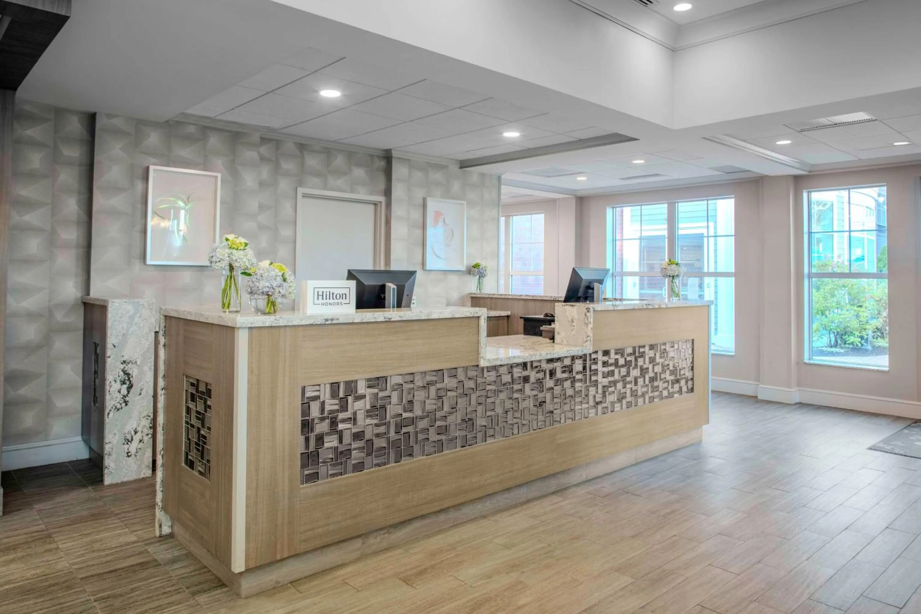 Lobby or reception in Hilton Garden Inn Freeport Downtown