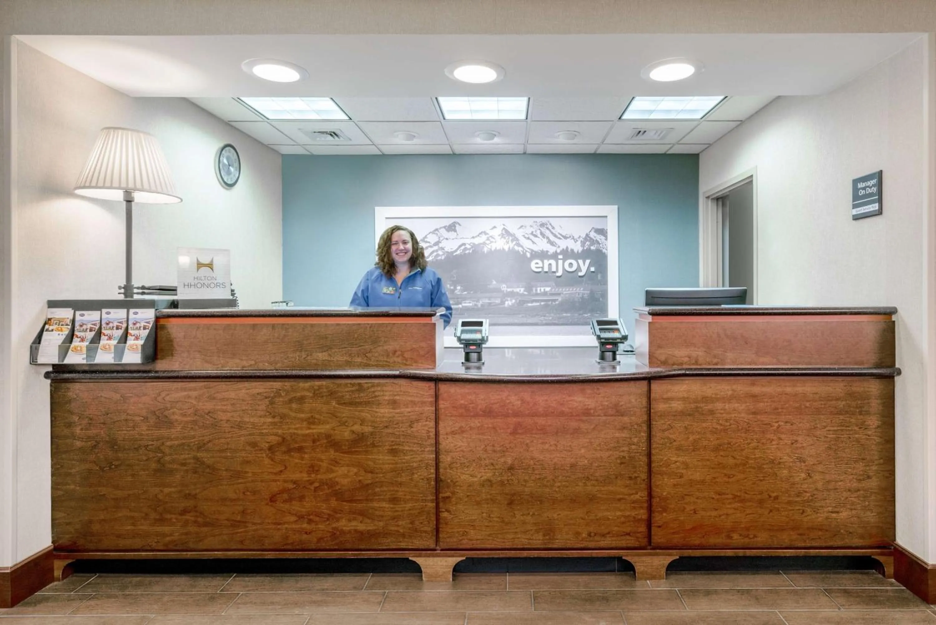 Lobby or reception in Hampton Inn Frostburg