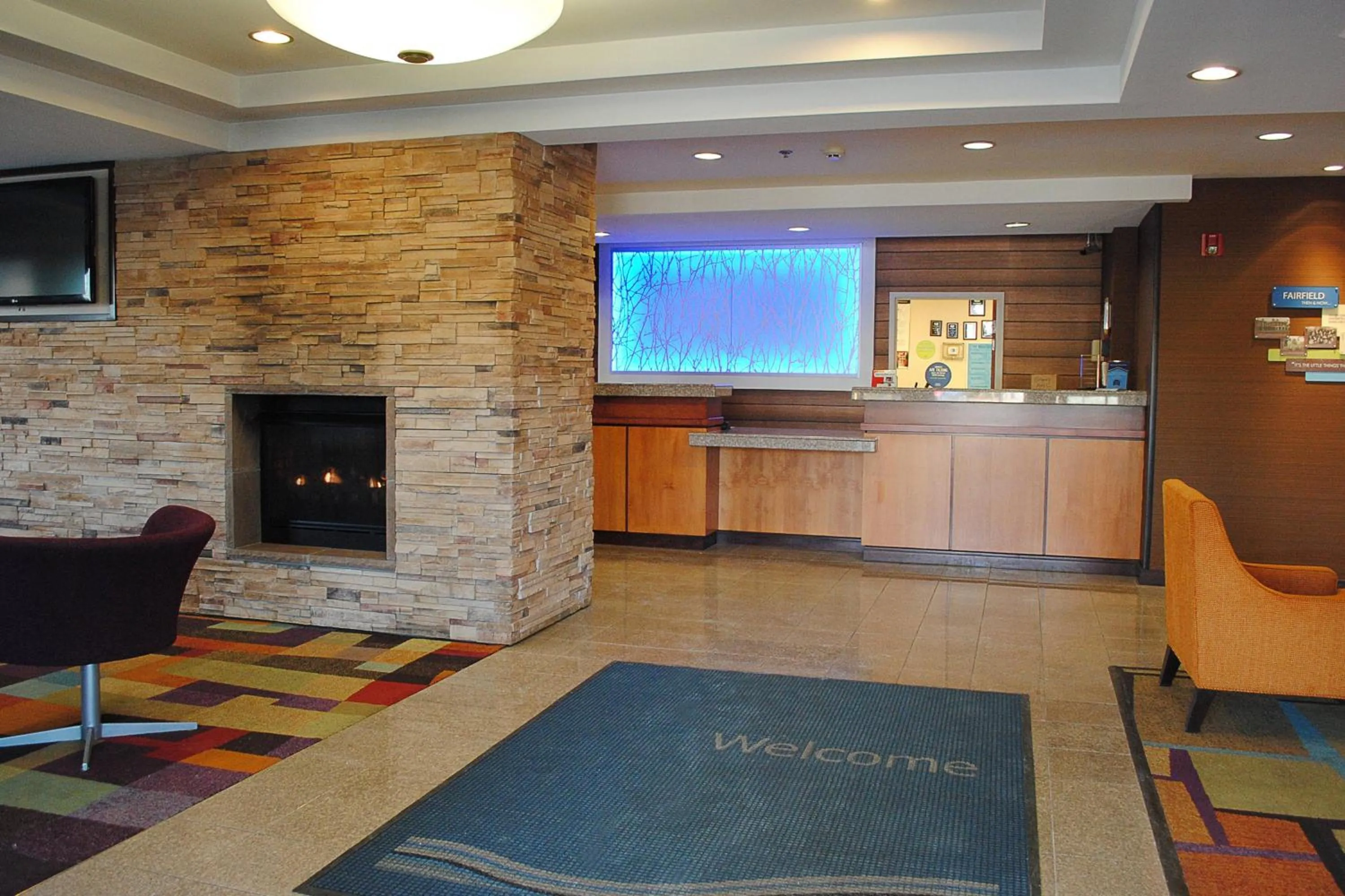 Lobby or reception in Fairfield Inn & Suites Indianapolis East