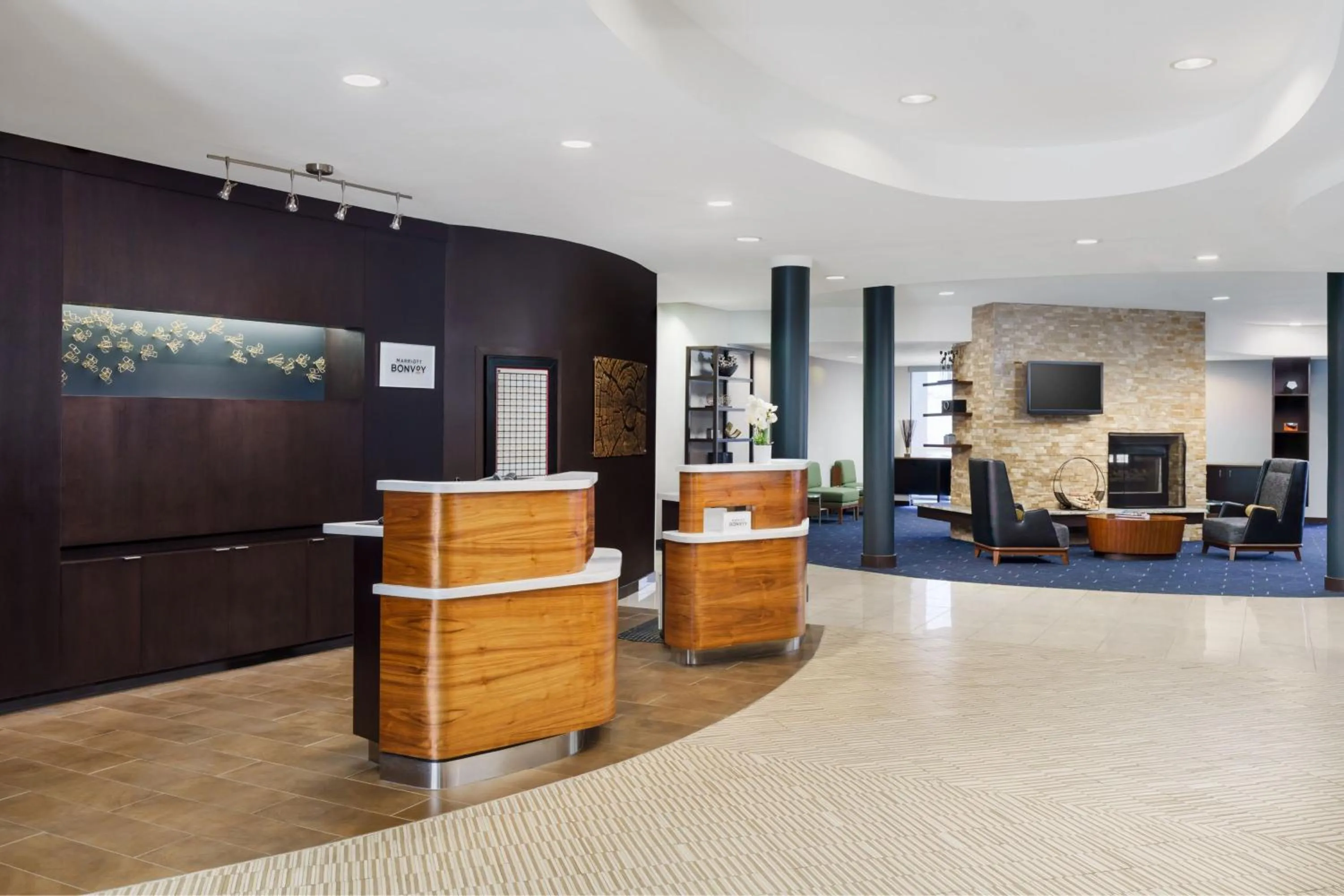 Lobby or reception in Courtyard by Marriott Philadelphia Montgomeryville