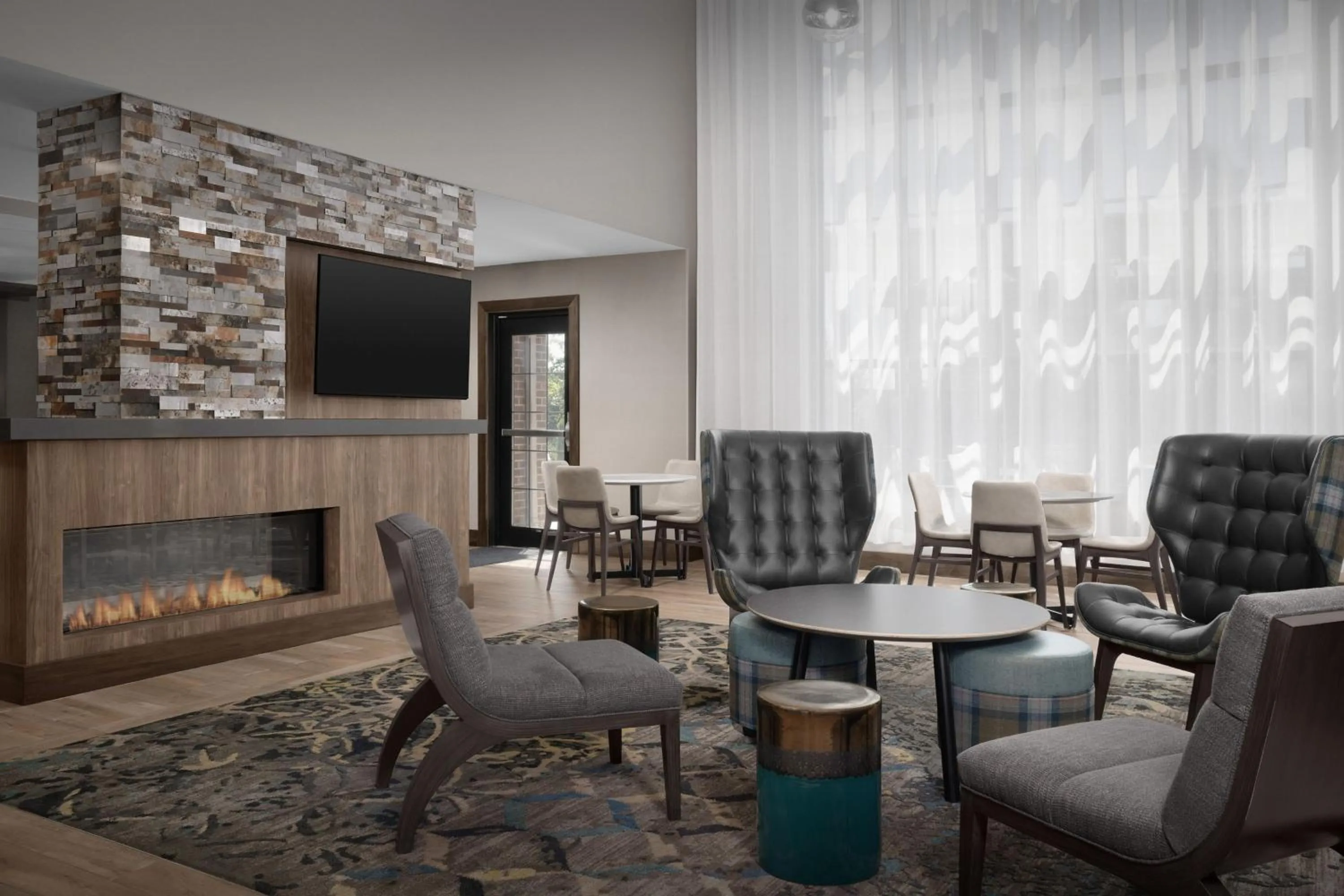 Lobby or reception in Residence Inn by Marriott BWI Airport
