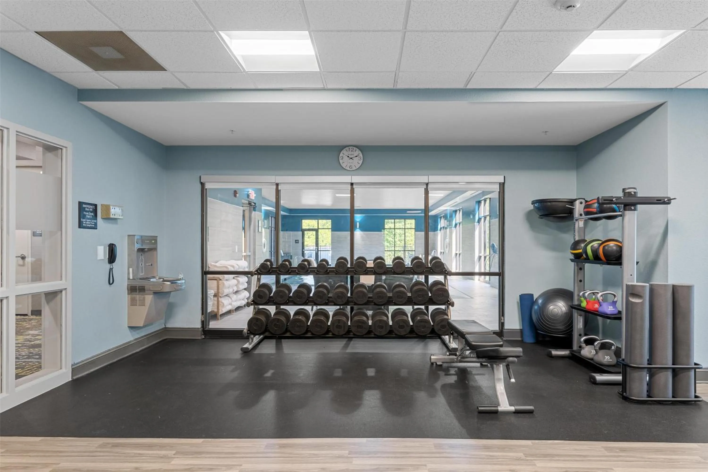Fitness centre/facilities in Hampton Inn Front Royal