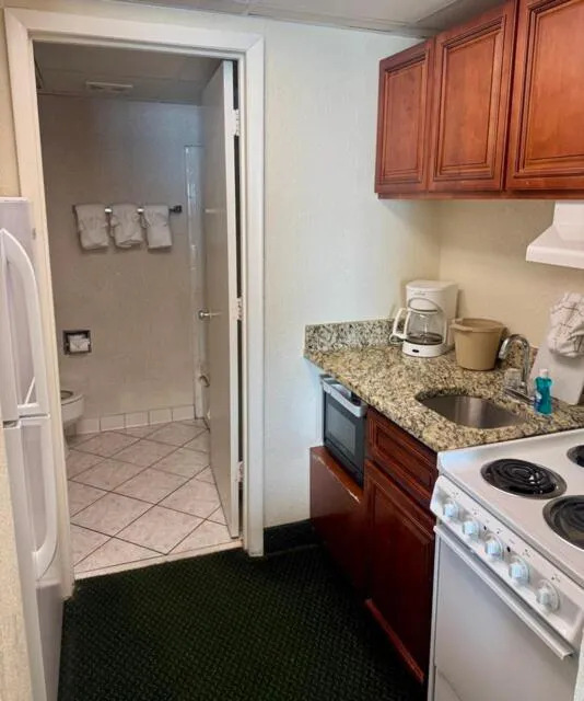 kitchen in Boardwalk Beach Resort