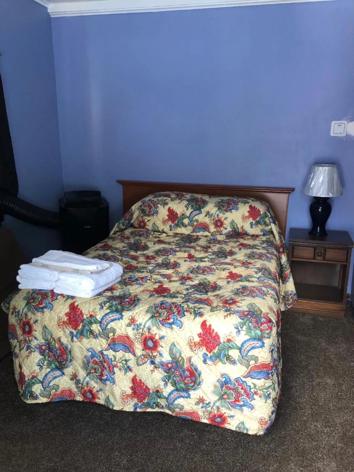 Bedroom in Hillside Motel