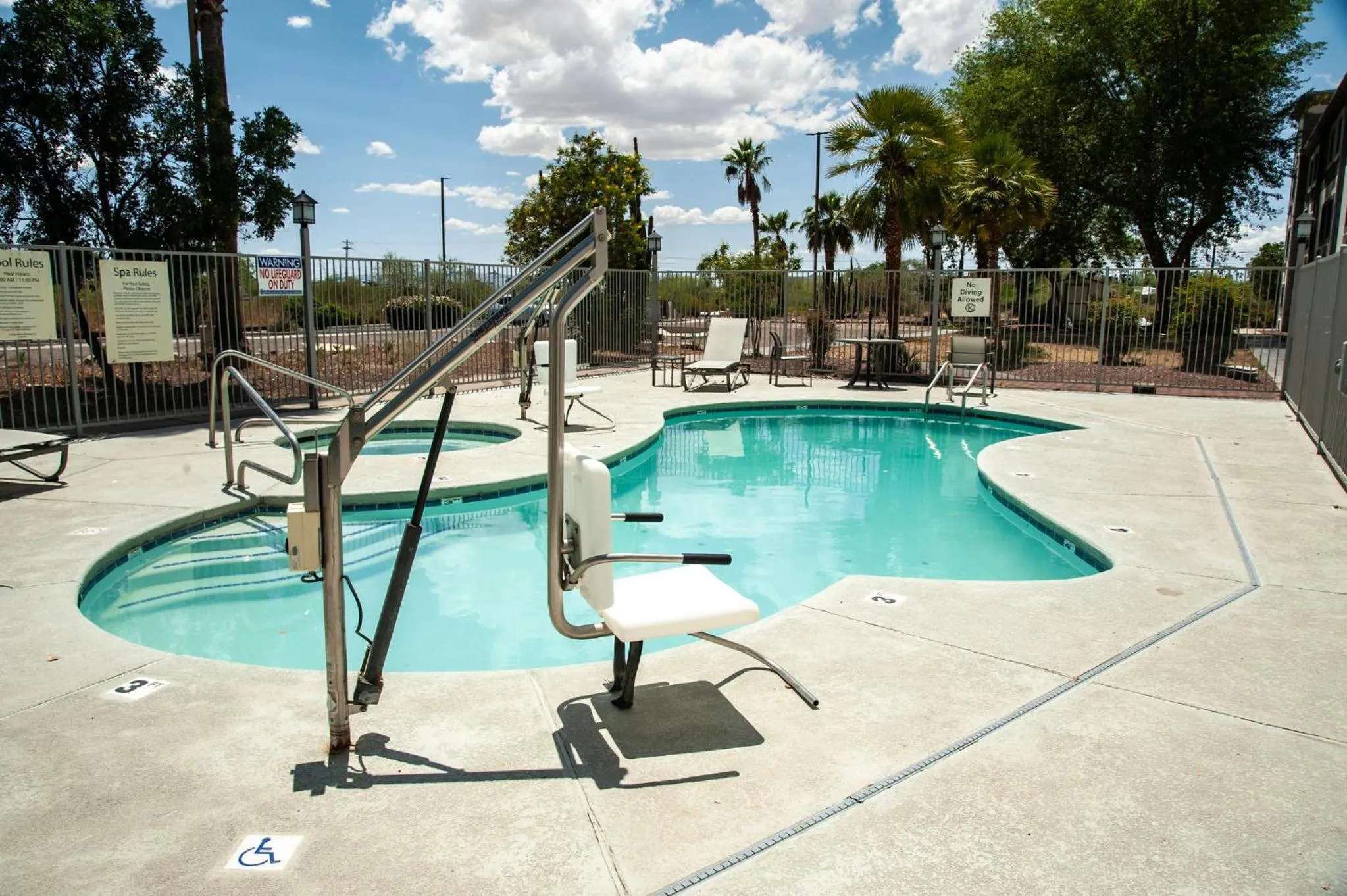 Swimming pool in Holiday Inn Express Tucson-Airport by IHG