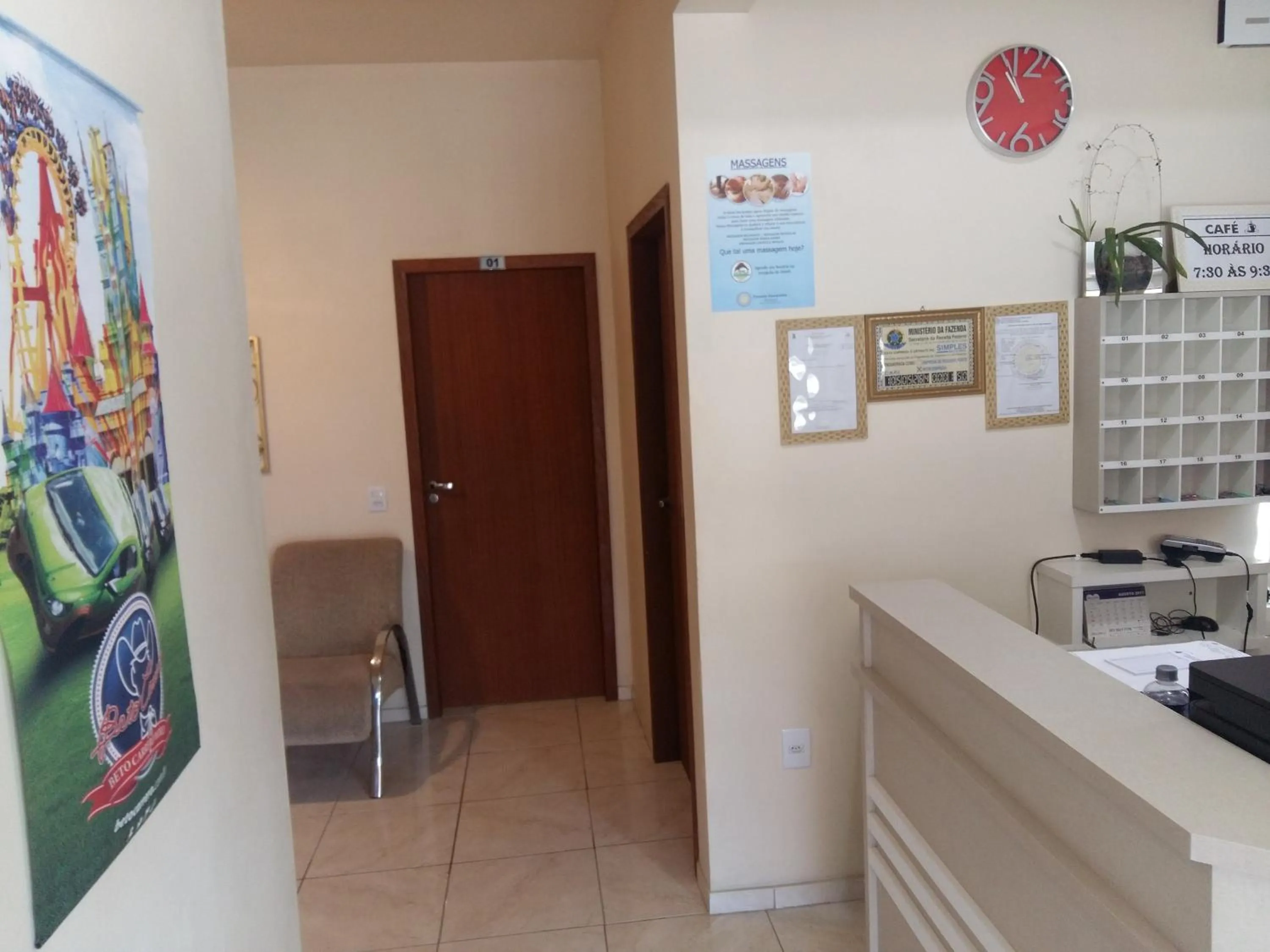 Lobby or reception in Hotel Rochamar