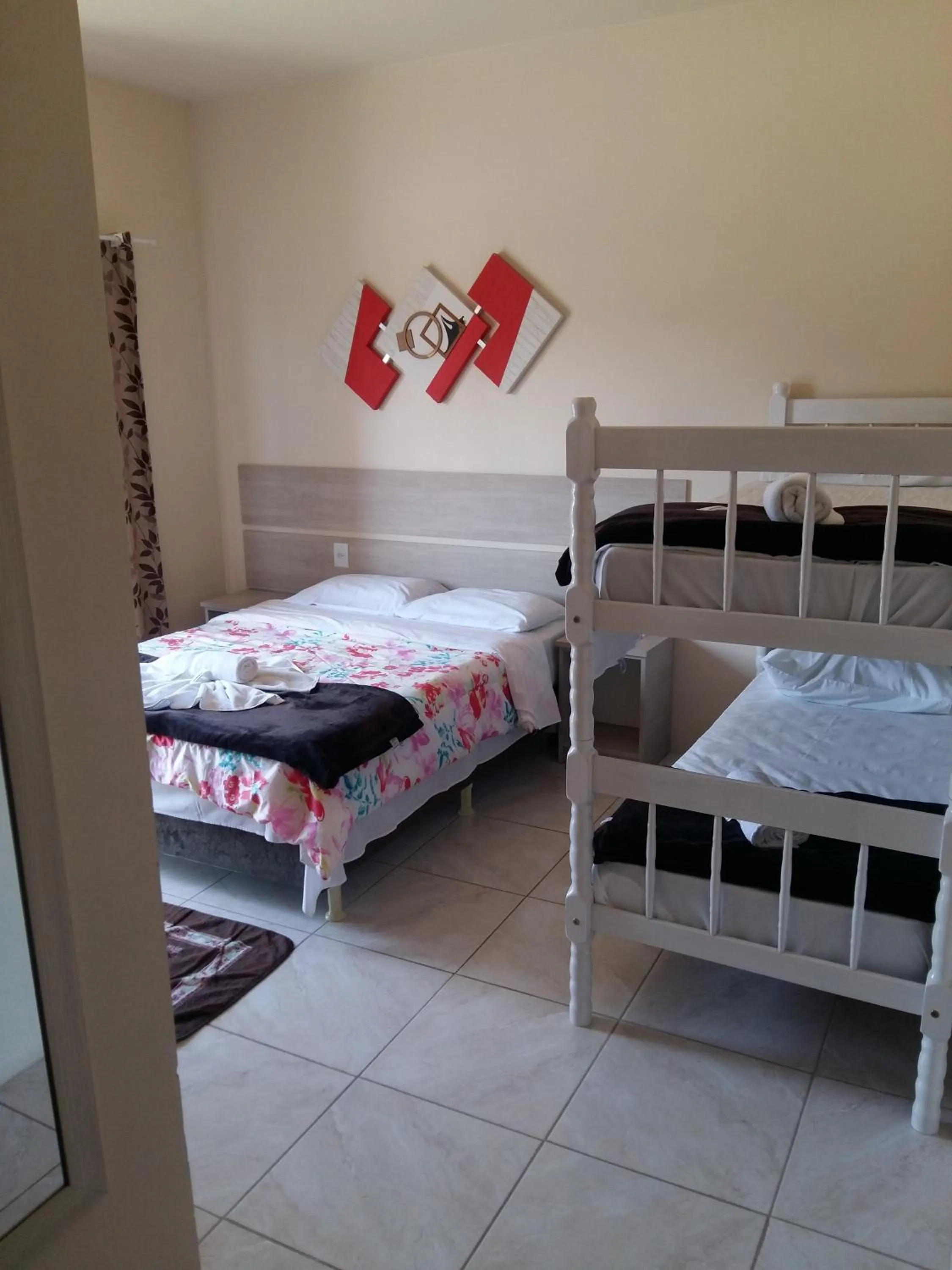 Bed in Hotel Rochamar