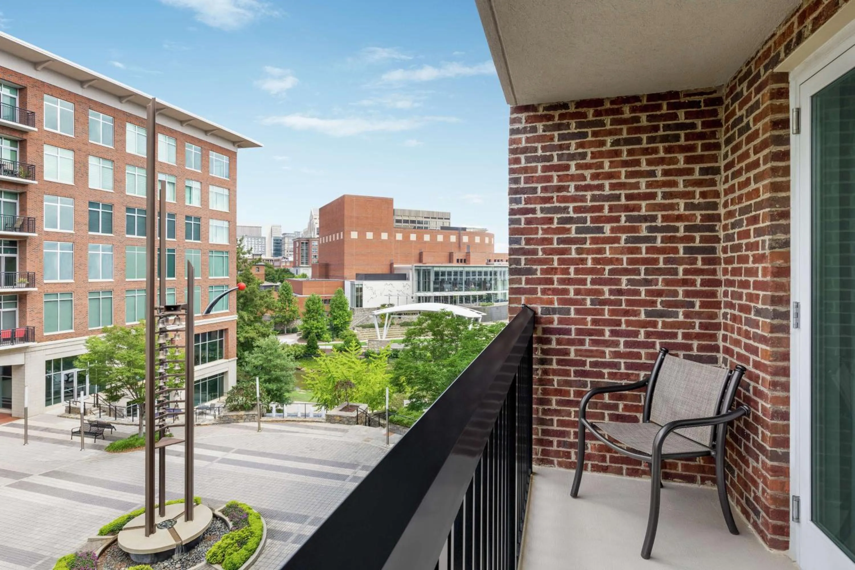 View (from property/room) in Hampton Inn & Suites Greenville-Downtown-Riverplace