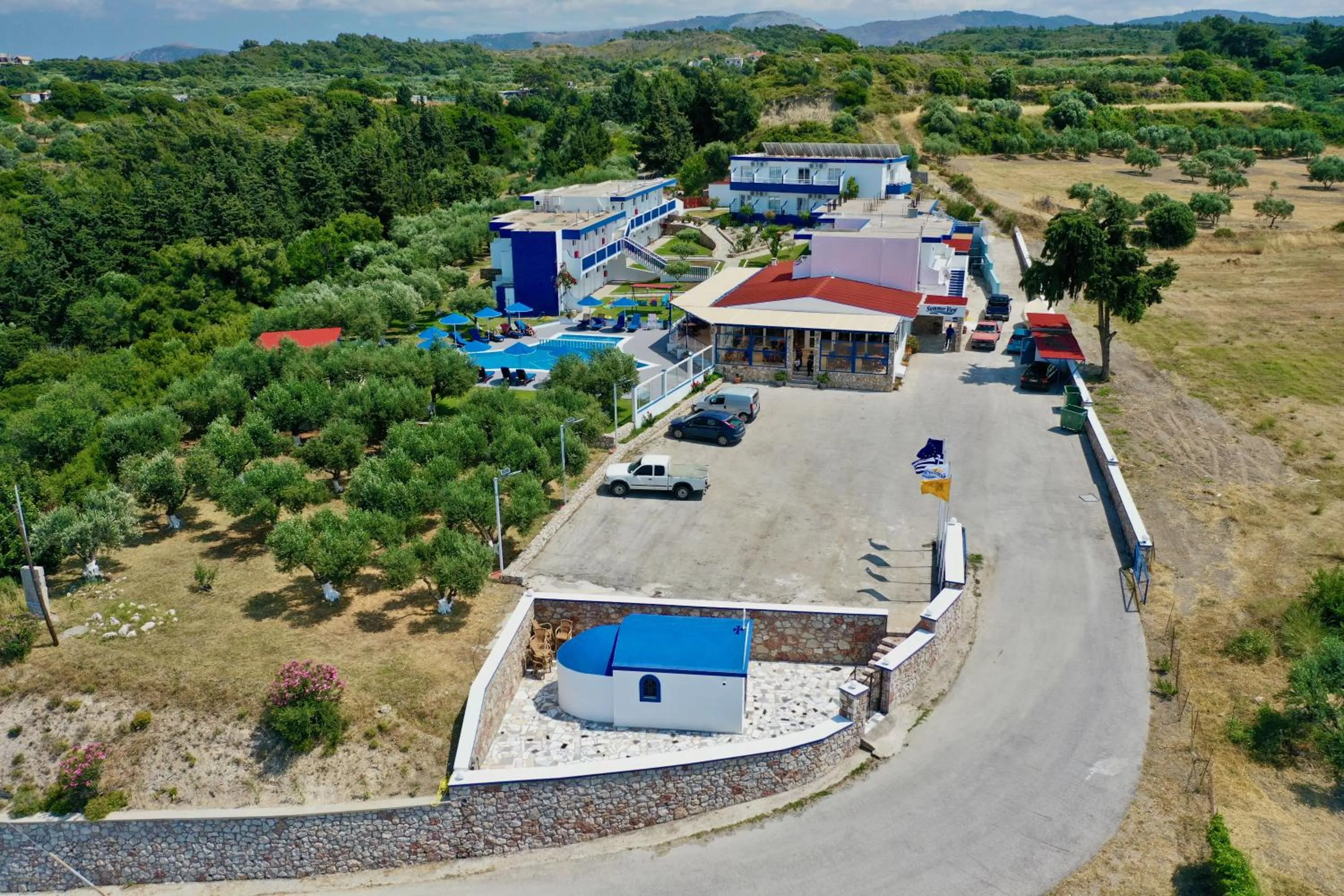 Mountain view in Summer View