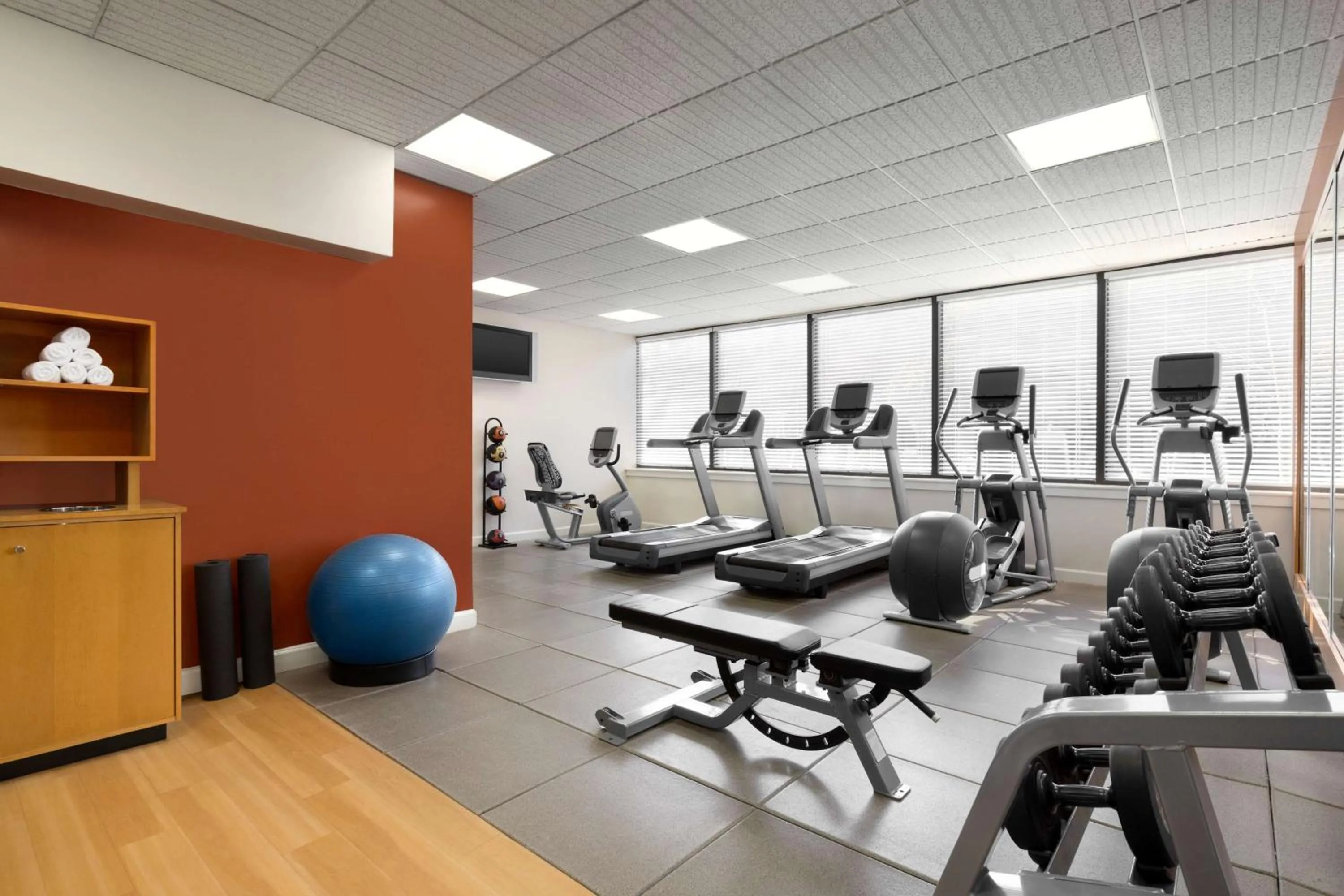 Fitness centre/facilities in Hilton Greenville