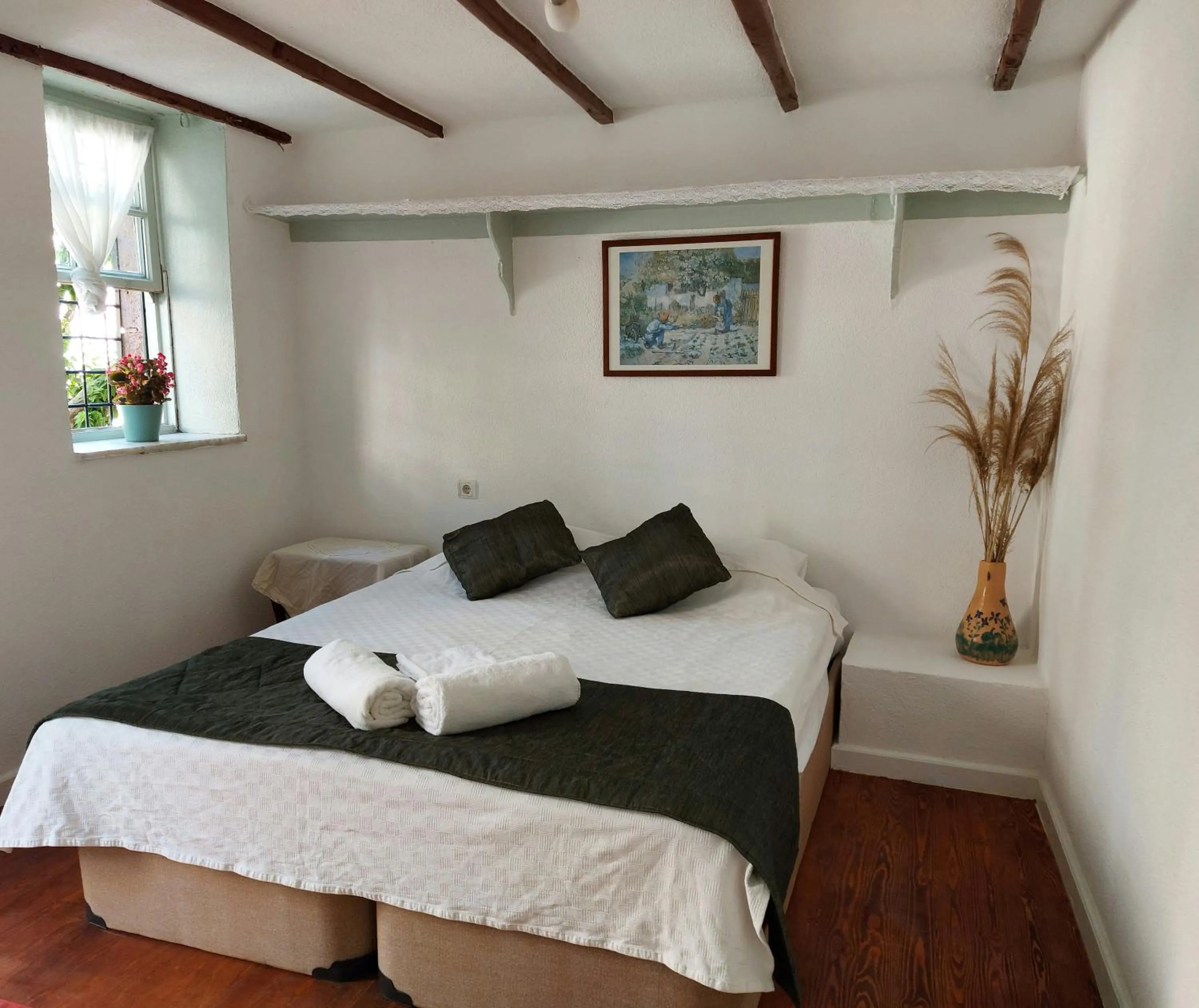 Bed in Eolos House Cunda