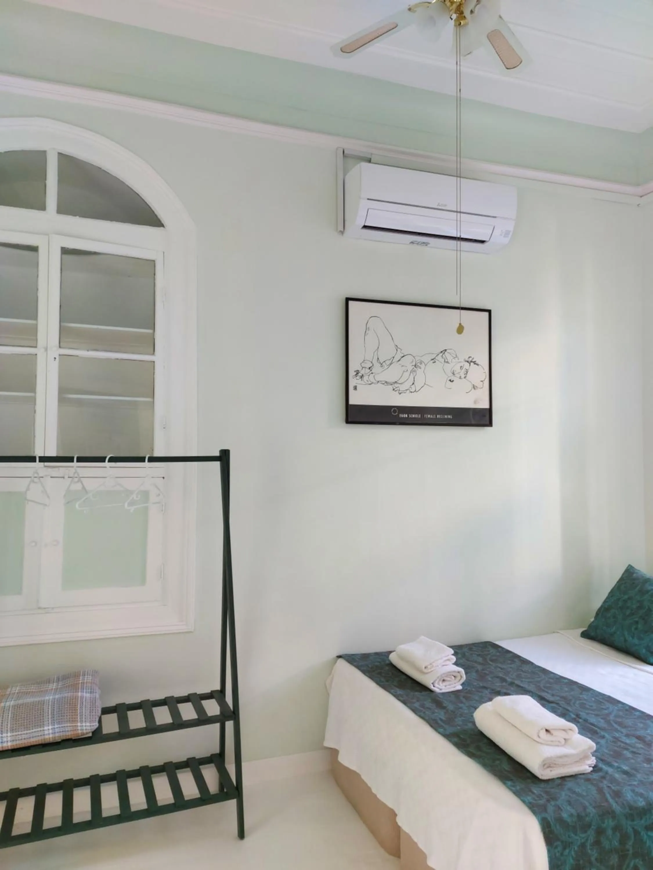 Bed in Eolos House Cunda